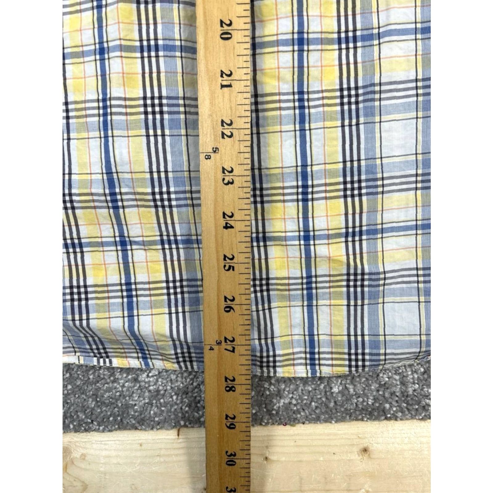 Brooks Brothers Brooks Brothers Shirt Mens Medium Blue Yellow White Cotton Button Up Size US M / EU 48-50 / 2 - 8 Thumbnail