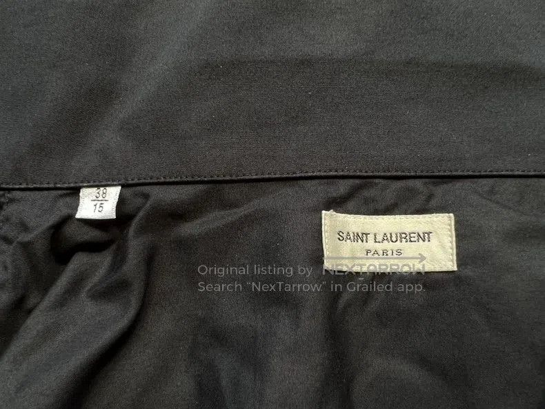 Saint Laurent Paris Saint Laurent Paris Alp Short Sleeve Shirt. Size US S / EU 44-46 / 1 - 3 Thumbnail