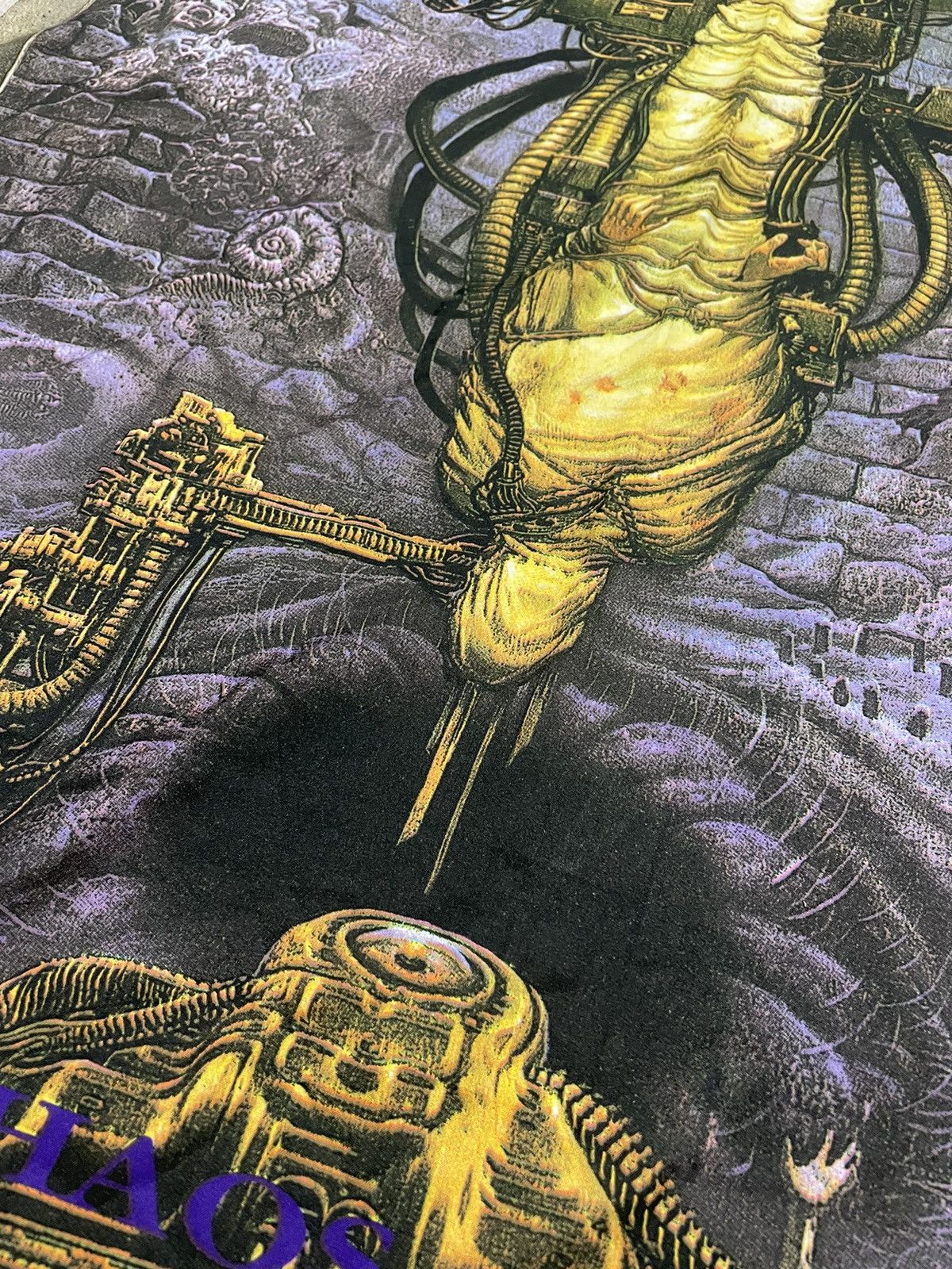 Band Tees Vintage 1993 Sepultura Chaos AD Band Poster Rare Scarf Size ONE SIZE - 12 Thumbnail