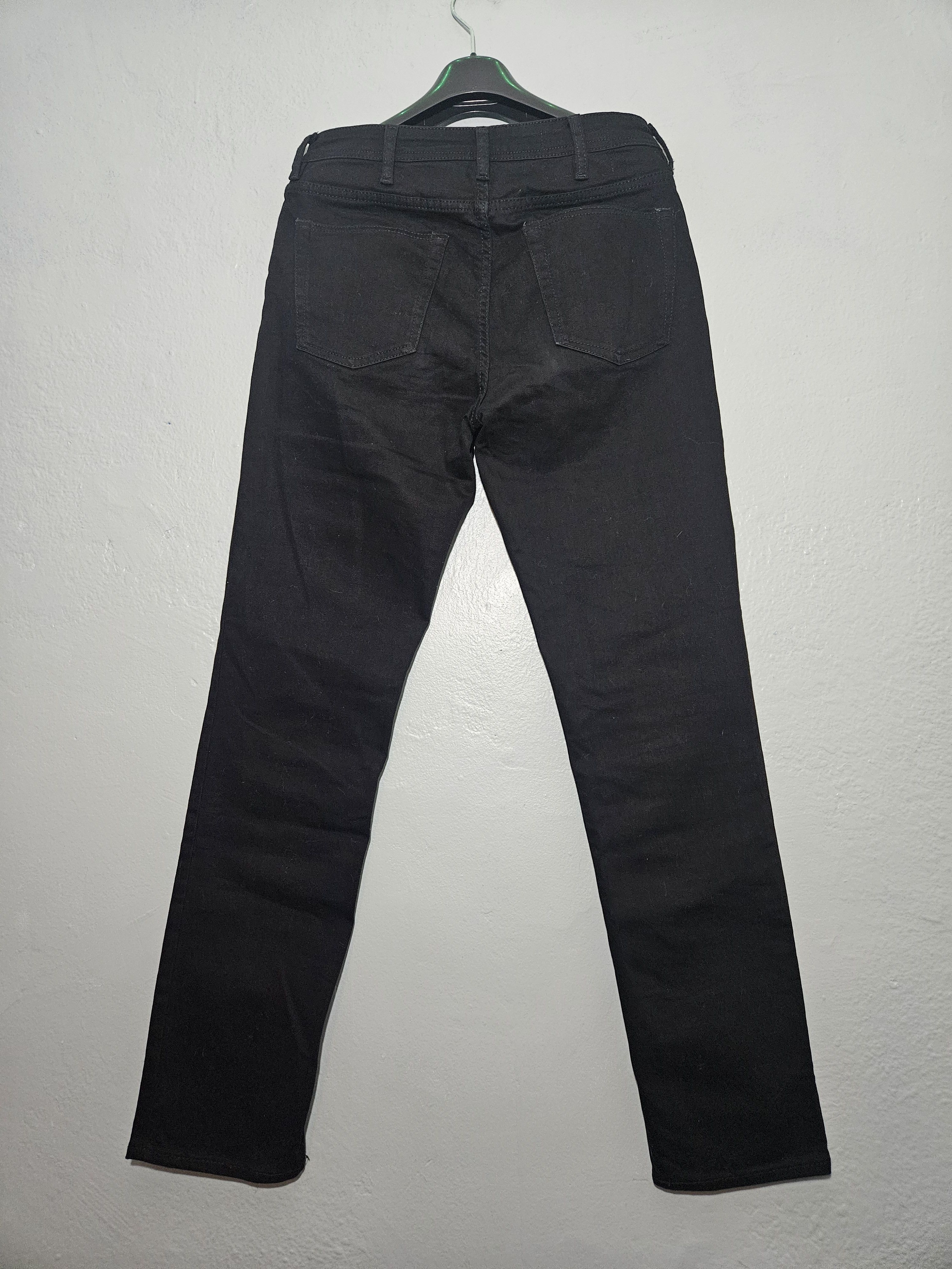 Acne Studios Blå Konst South Stay Black Stretch Denim Jeans Size US 28 / EU 44 - 5 Thumbnail
