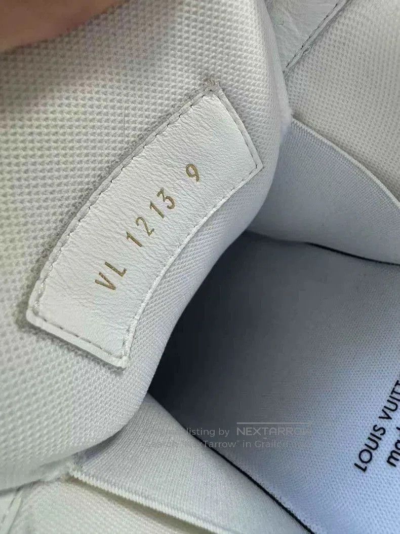 Louis Vuitton Louis Vuitton White Blue Trainer Sneakers. Size US 9 / EU 42 - 7 Thumbnail