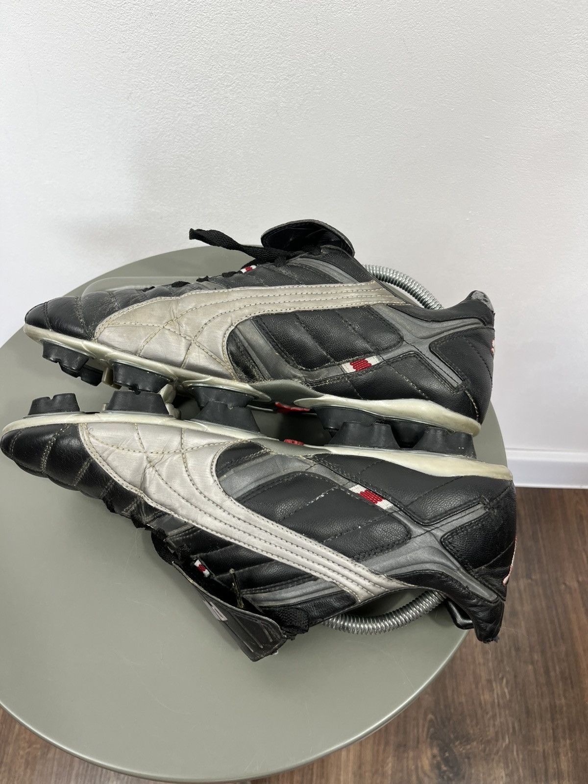 Puma Vintage Puma Soccer Cleats Leather Football Boots 45 US 11.5 Size US 11.5 / EU 44-45 - 8 Thumbnail