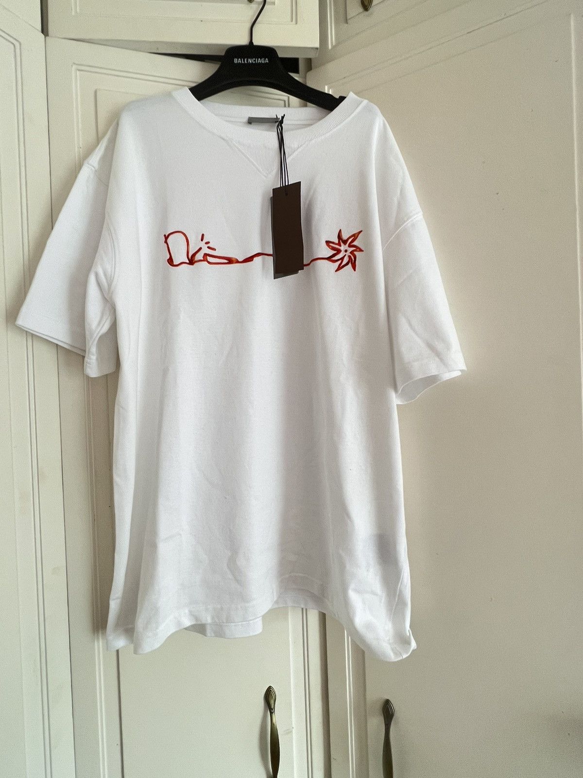 Dior × Kim Jones × Travis Scott 🔥 Dior collab Travis Scott Cactus Jack embroidery Tee Size US XL / EU 56 / 4 - 1 Thumbnail