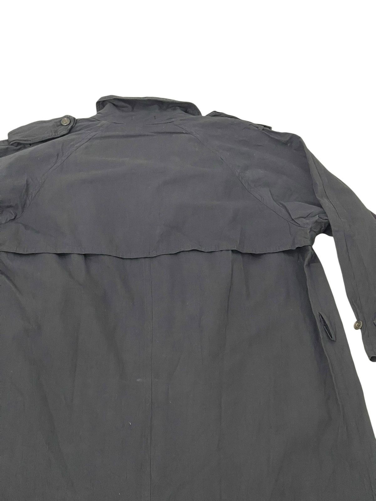 Comme des Garcons Archive 90s CDGH Trench Coat Black Cotton Wool lining 6🟩1 Size US M / EU 48-50 / 2 - 17 Thumbnail