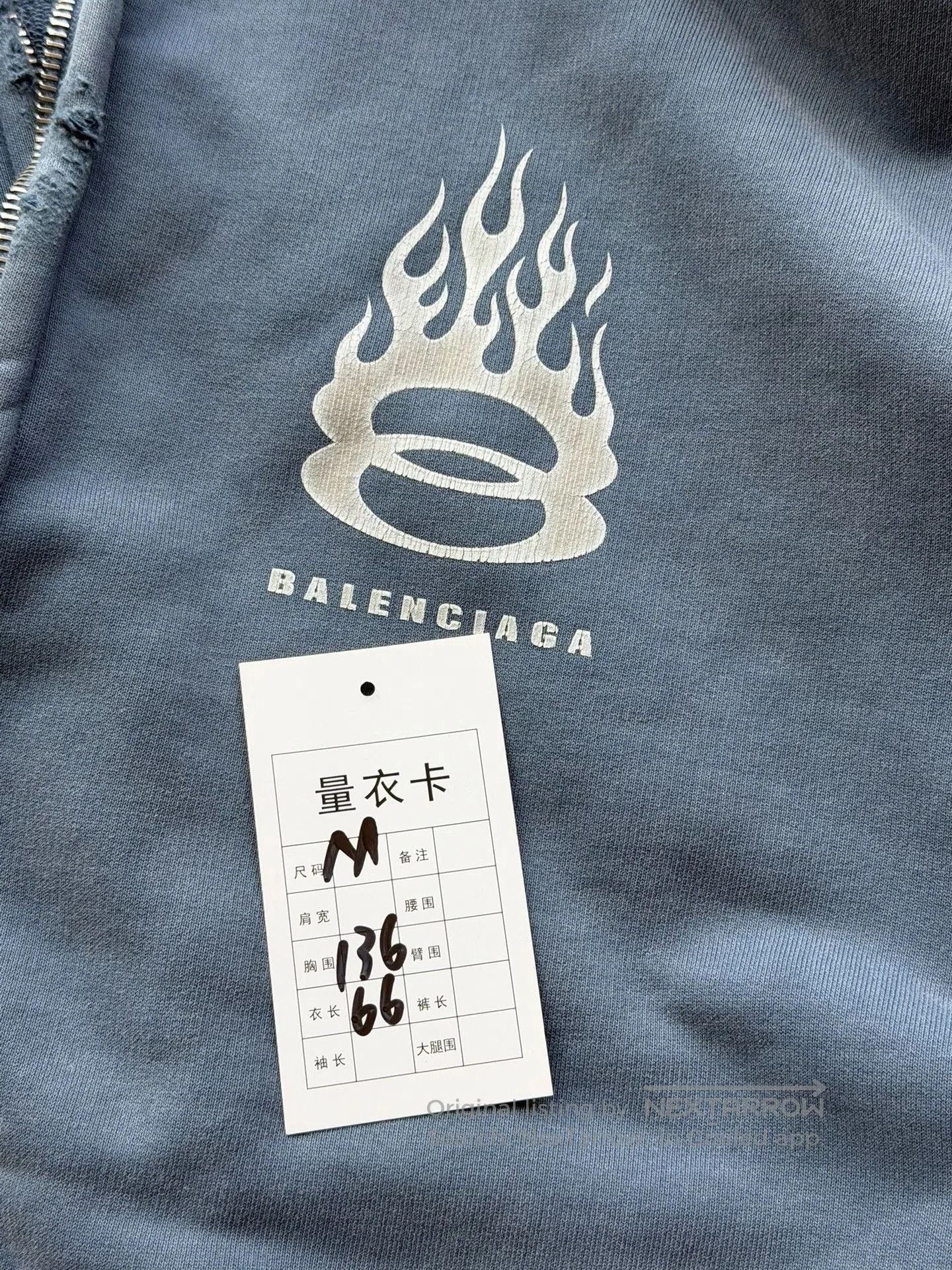 Balenciaga Balenciaga Flame Logo Zip. Size US M / EU 48-50 / 2 - 7 Thumbnail