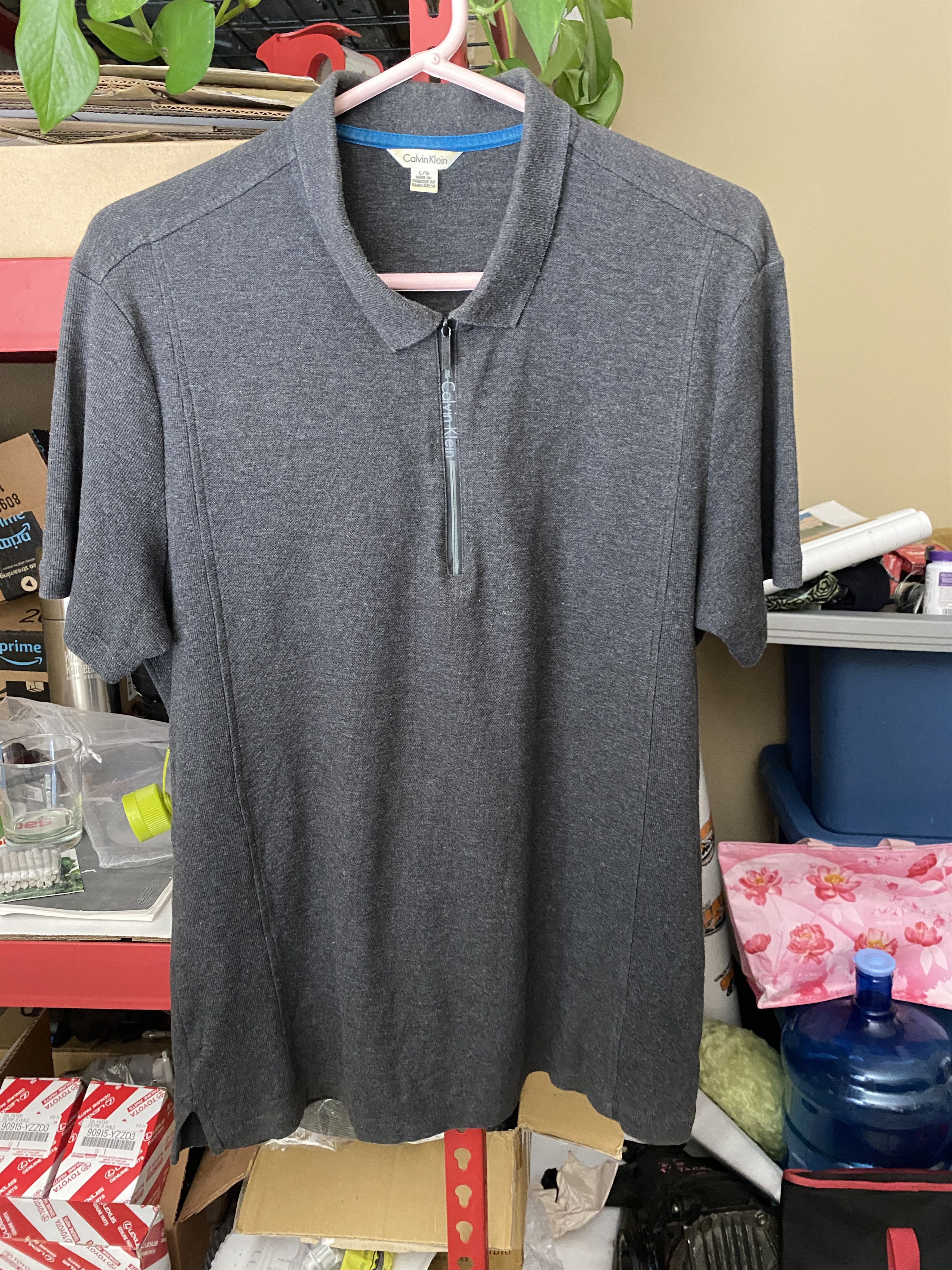 Calvin Klein Quarter Zip Polo Size US L / EU 52-54 / 3 - 1 Thumbnail