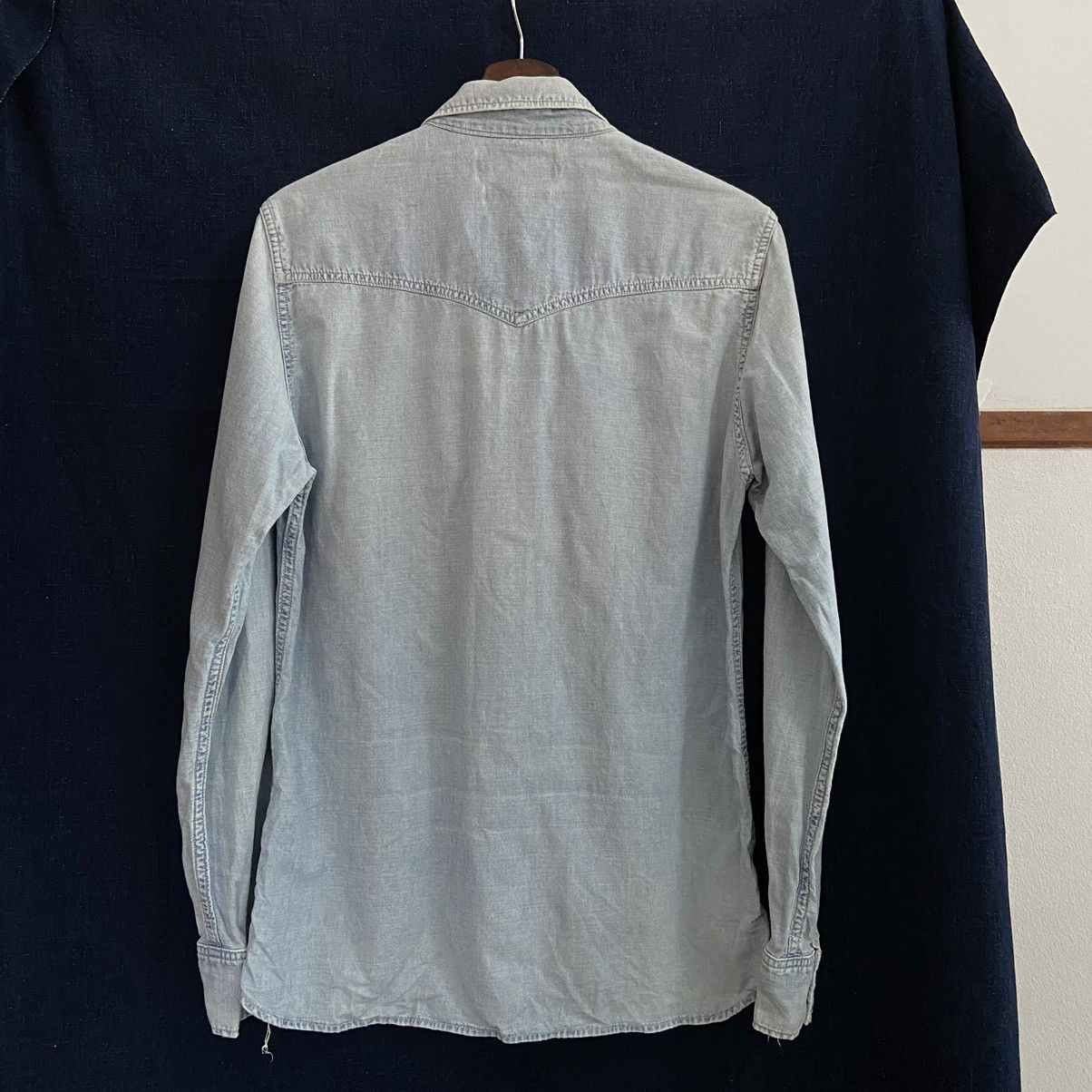 Japanese Brand × Remi Relief × Western Mountaineering Remi Relife Chambray shirt Size US M / EU 48-50 / 2 - 9 Thumbnail