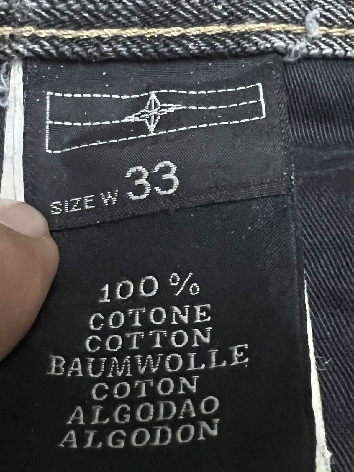 Stone Island Stone Island Very Rare kurabo denims faded black Size US 33 - 9 Thumbnail