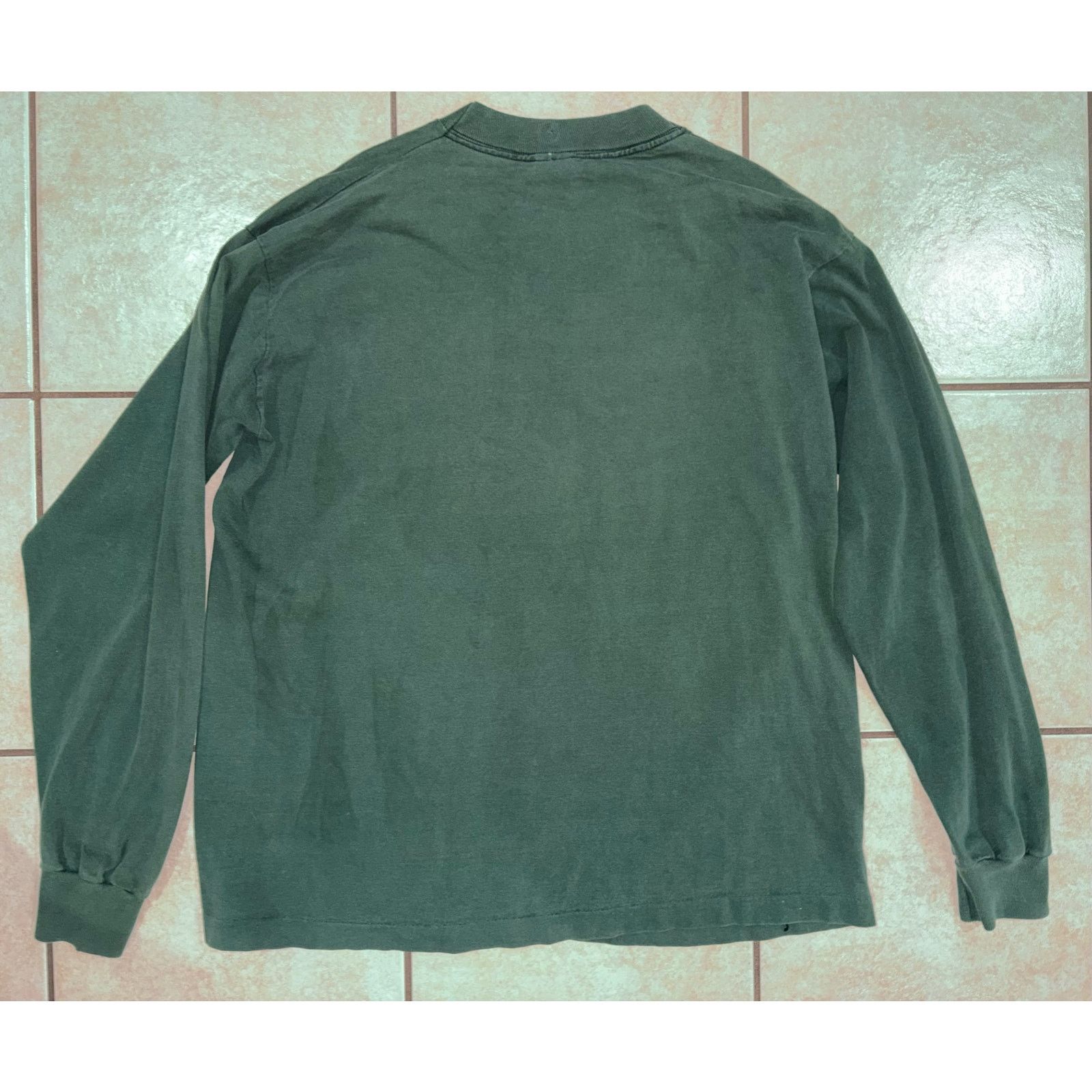 Fruit Of The Loom Vintage Bud Light longsleeve shirt XL green Size US XL / EU 56 / 4 - 5 Thumbnail