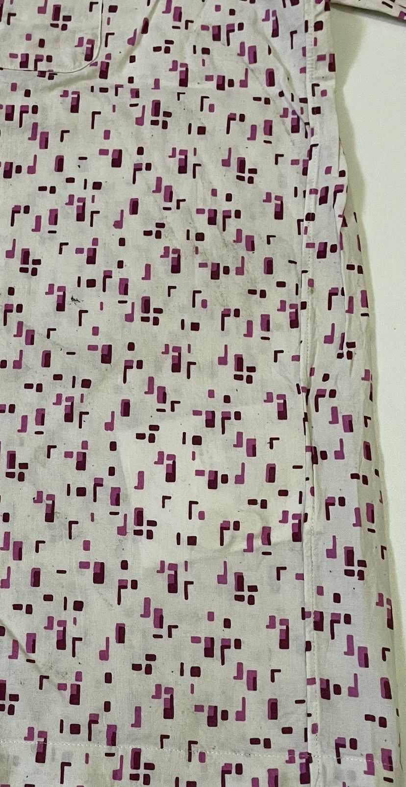 Comme des Garcons Cdg homme AD2002 abstract printed open collar shirt Size US L / EU 52-54 / 3 - 3 Thumbnail