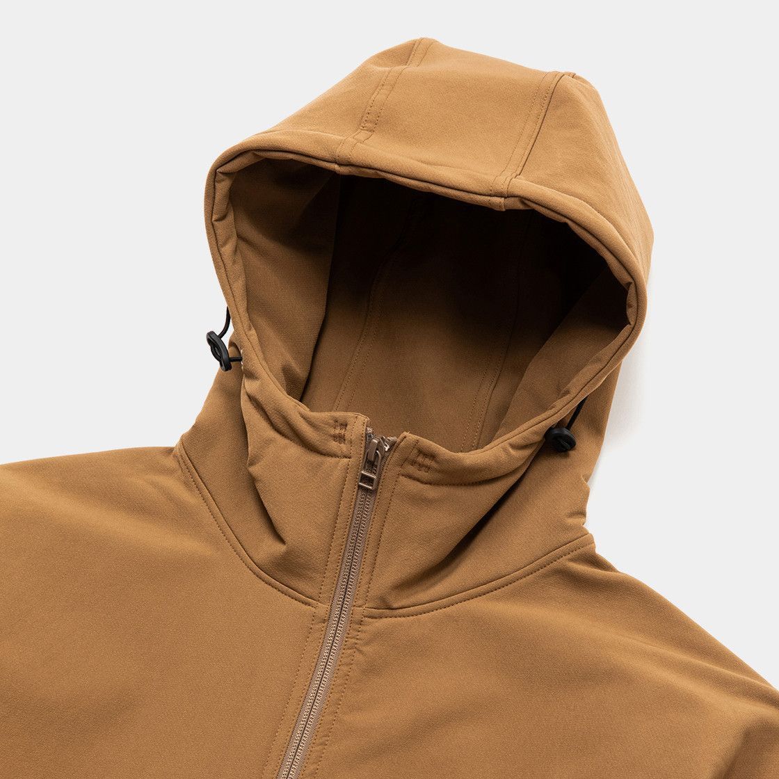 meanswhile o1mle1124 Brushed Lining Jog Hoodie in Brown Size US M / EU 48-50 / 2 - 4 Thumbnail