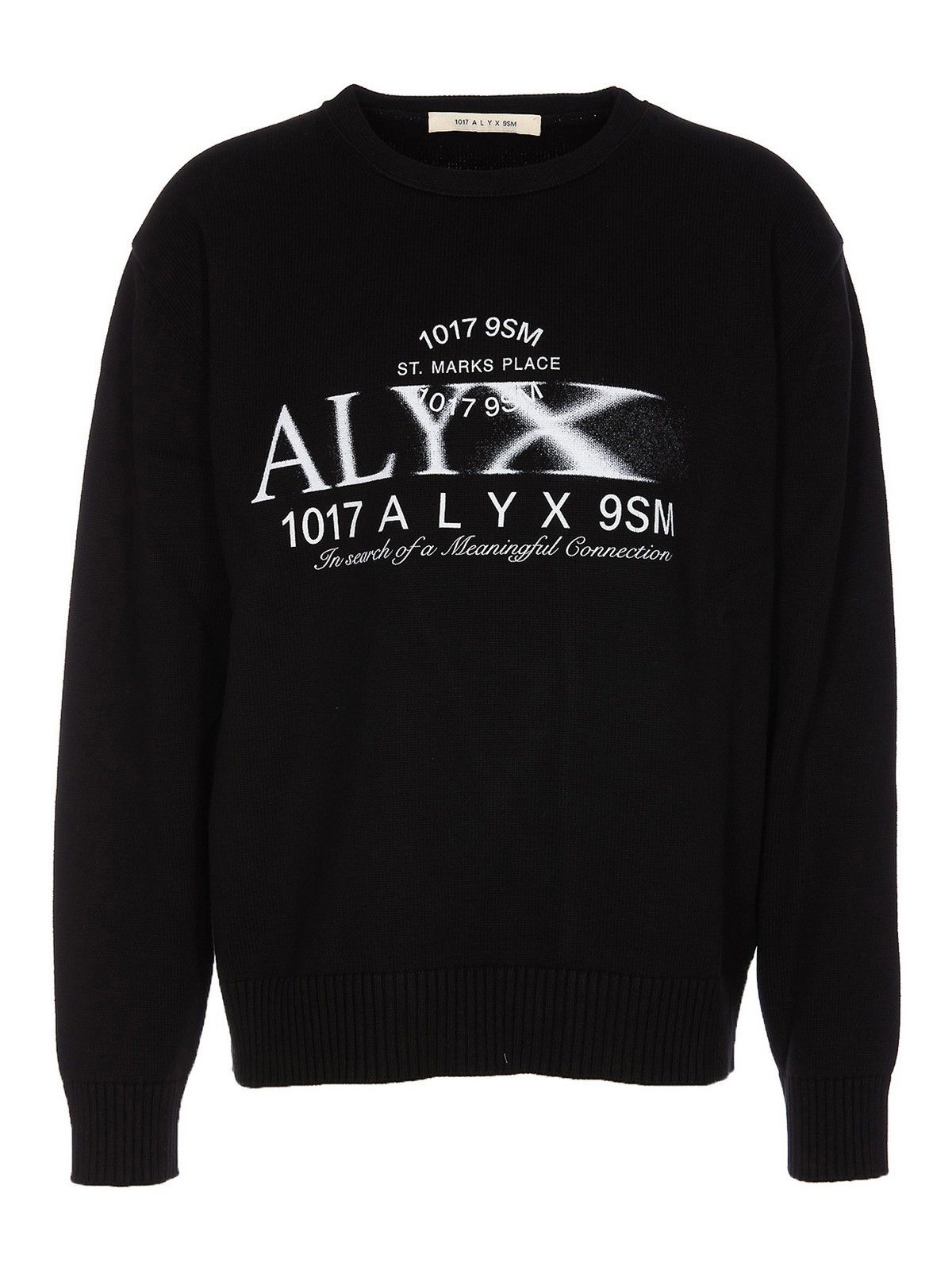 1017 ALYX 9SM 1017 ALYX 9SM Black Crewneck Sweater Size US M / EU 48-50 / 2 - 3 Thumbnail