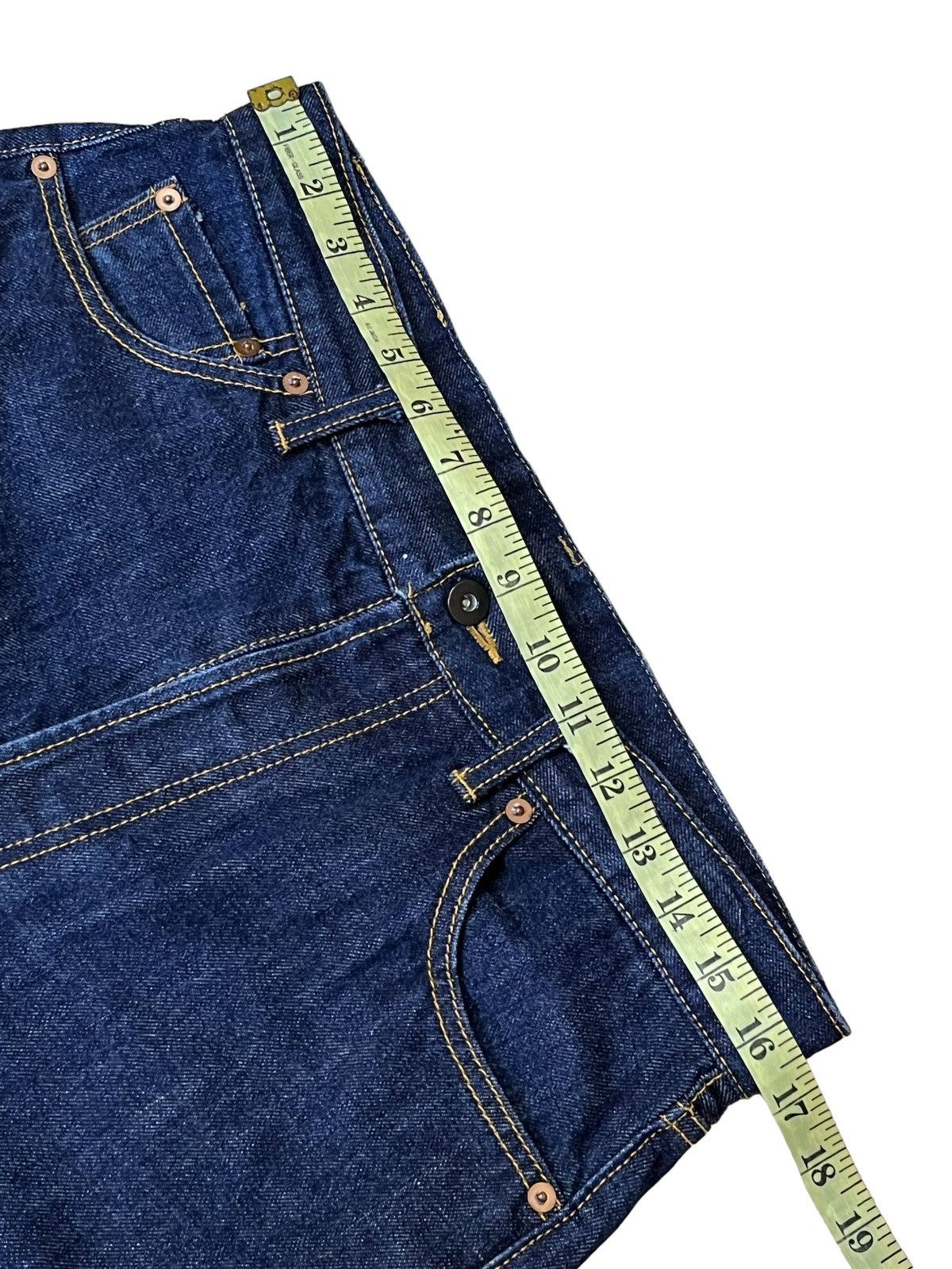 Toyo Enterprises JAPANESE AKAMIMI “KAKEYA”REDLINE SELVEDGE JEANS Size US 33 - 15 Thumbnail