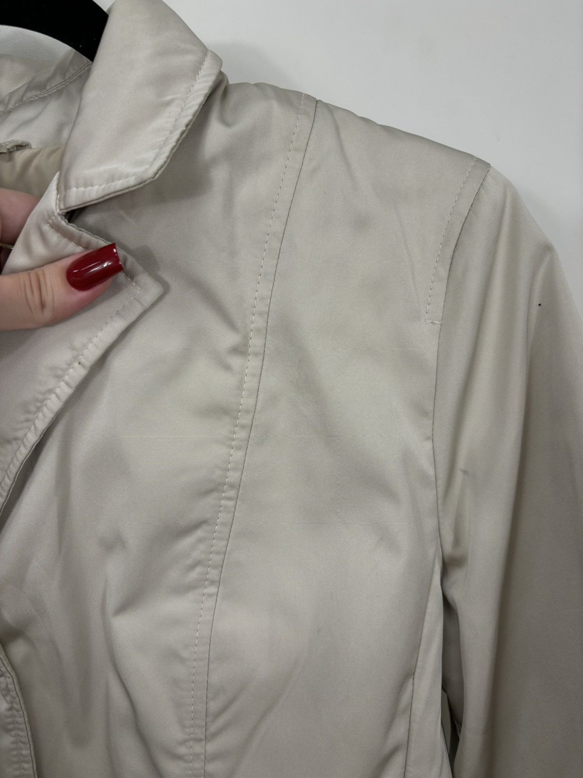 Max Mara Max Mara Beige Women’s Classic Luxury Jacket Size M / US 6-8 / IT 42-44 - 14 Thumbnail