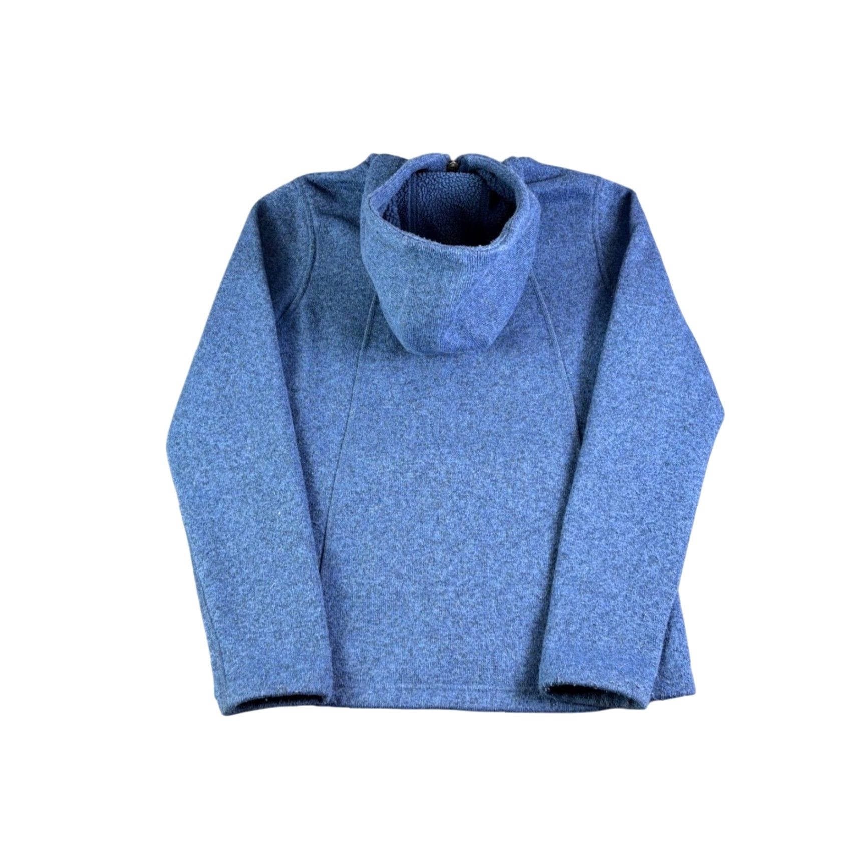 The North Face The North Face Crescent Hooded Fleece Jacket Blue Heather Full Zip S Womens Jacket Blue Crescent 80s Vintage? Size S / US 4 / IT 40 - 3 Thumbnail