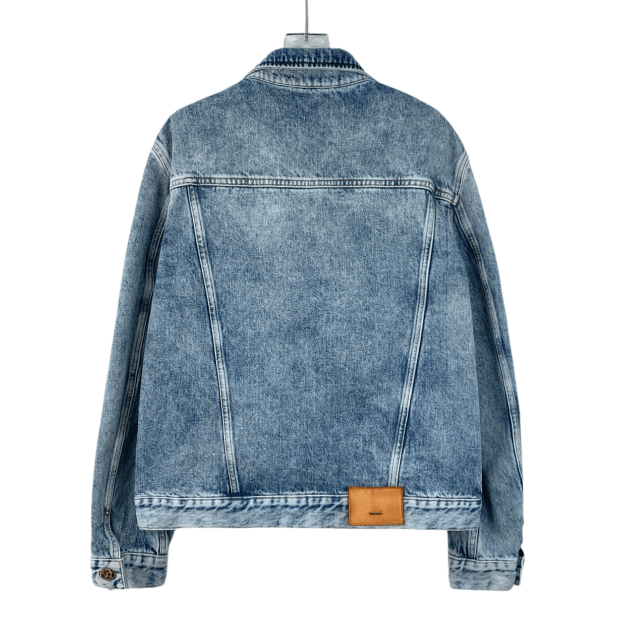 Louis Vuitton Louis Vuitton Washed Denim Jacket Blue 2024 (Size L) Size L / US 10 / IT 46 - 8 Thumbnail