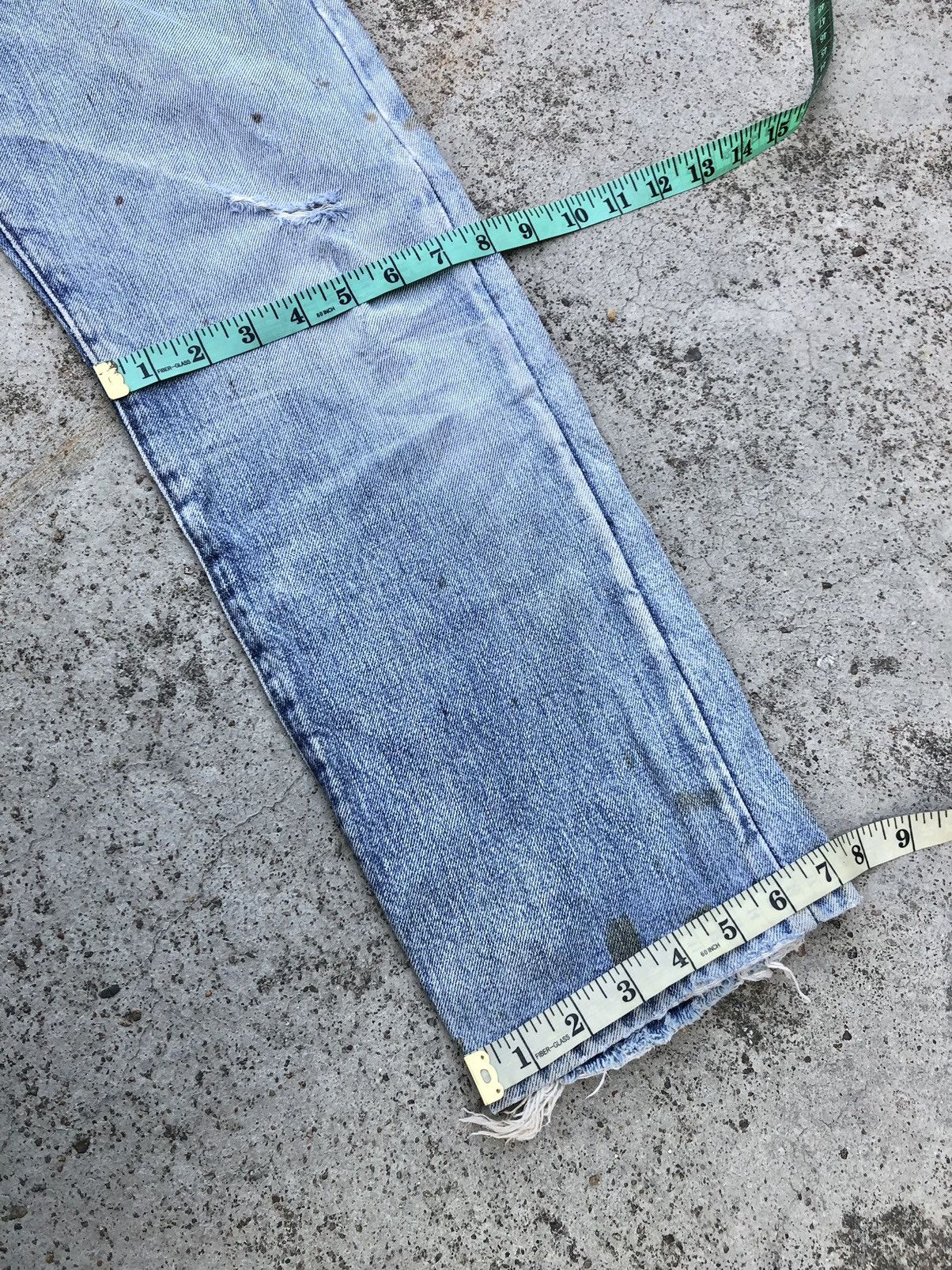 Levi's VINTAGE LEVIS SELVEDGE DISTRESSED DENIM Size US 26 / EU 42 - 12 Thumbnail