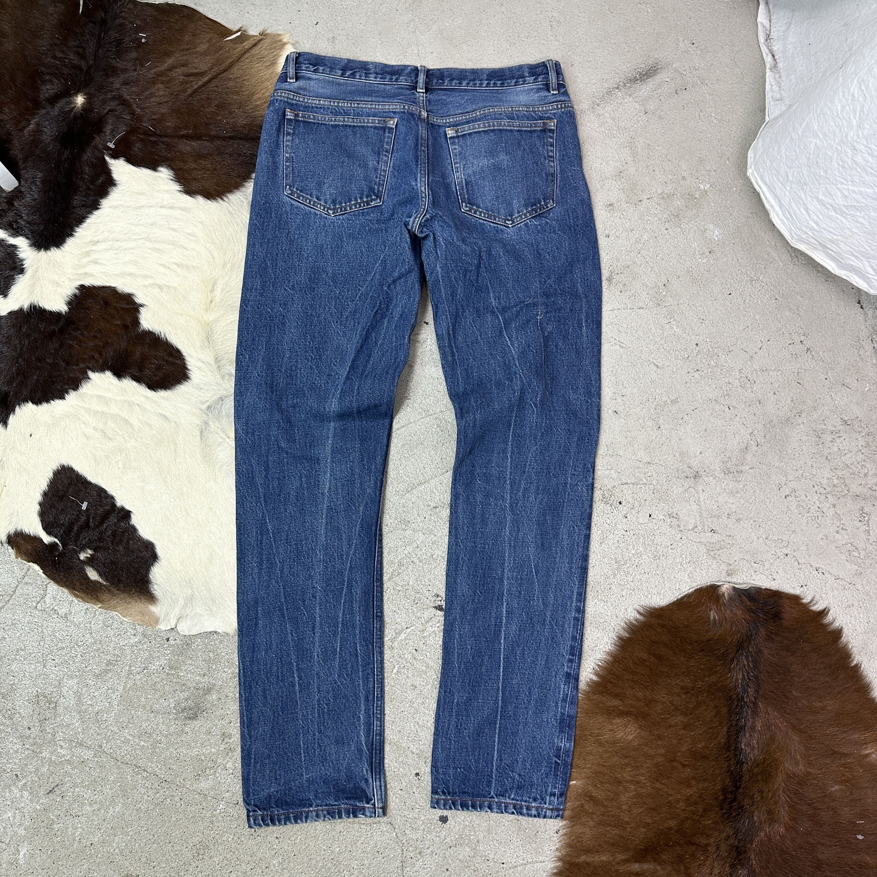 A.P.C. Vintage Streetwear APC Selvedge Denim Jeans Y2K Size 32" / US 10 / IT 46 - 7 Thumbnail
