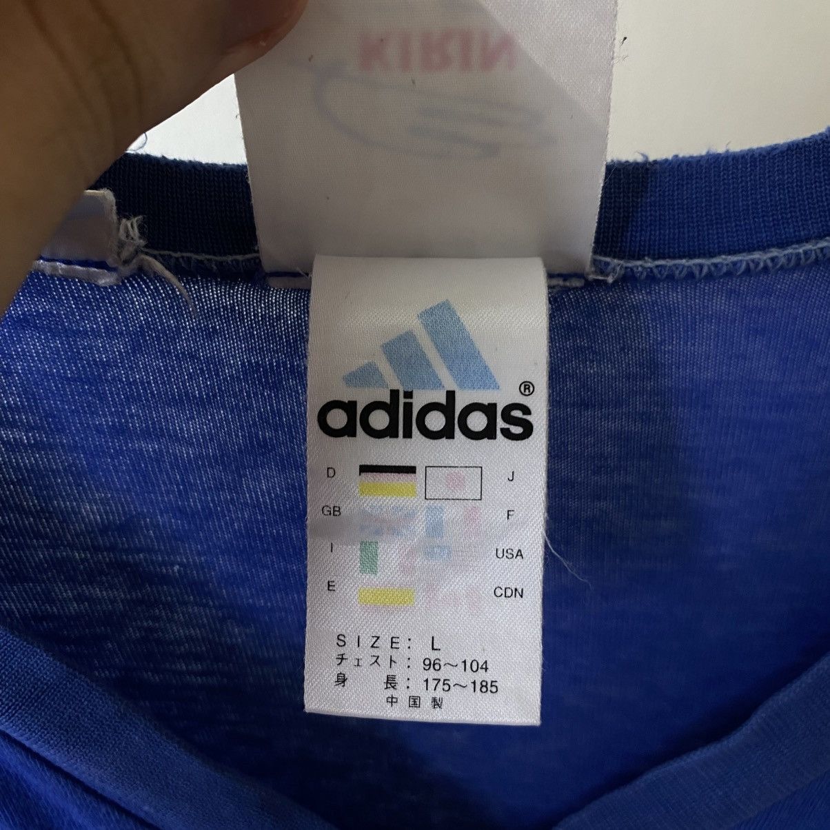 Adidas 1990s Adidas x Japan National Team Kirin T Shirt Size US L / EU 52-54 / 3 - 6 Thumbnail
