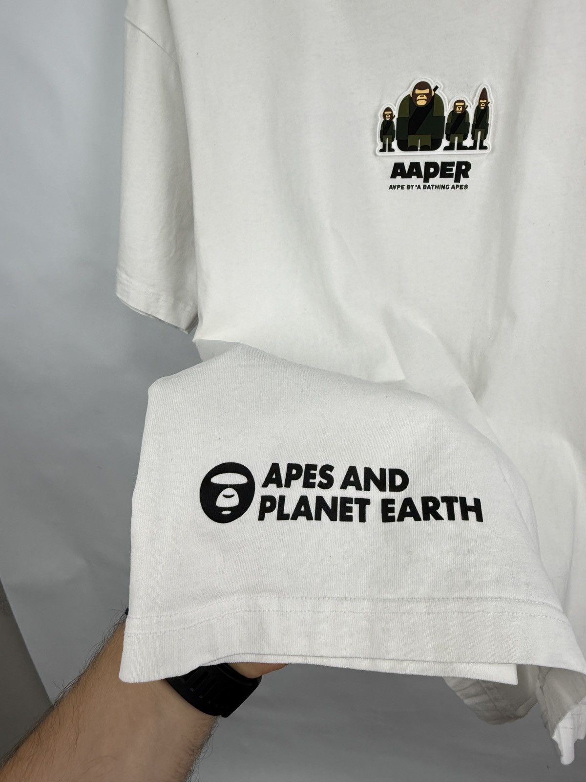 Aape 🇯🇵 AAPER A Bathing Ape Skateboard T-Shirt Rare Retro Bape Size US XL / EU 56 / 4 - 10 Thumbnail