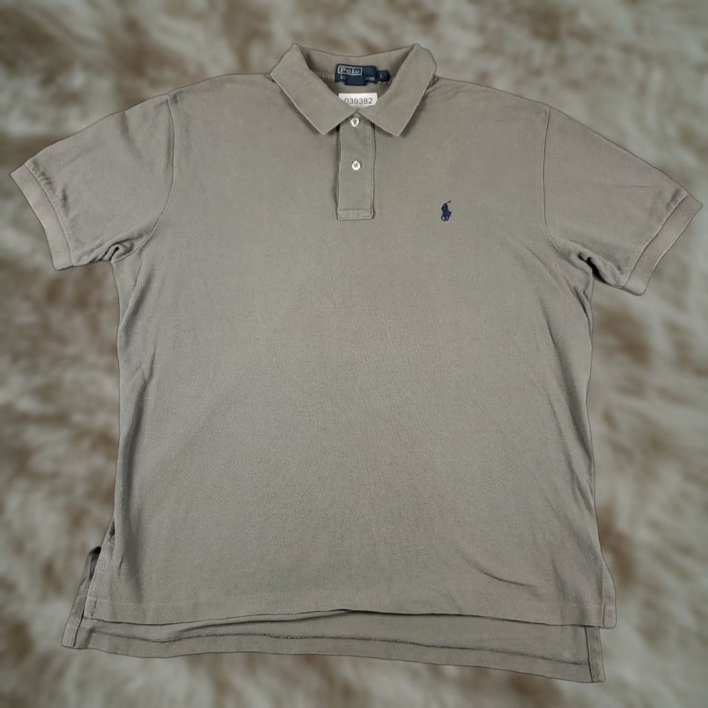 Ralph Lauren VINTAGE Ralph Lauren Polo Shirt Mens Large Gray Regular Cotton Polo Shirt Men’s L Gray Classic Preppy 90s? Size US L / EU 52-54 / 3 - 1 Thumbnail