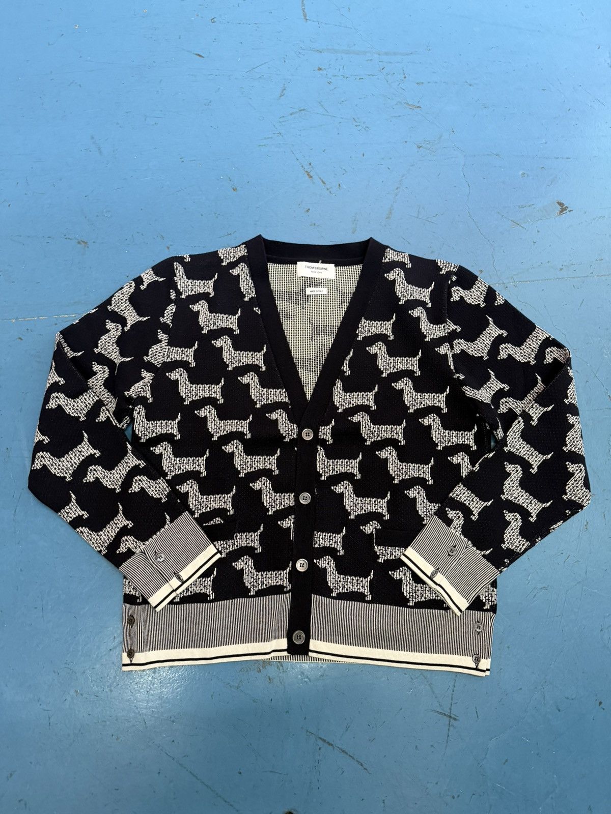 Thom Browne THOM BROWNE DOG CARDIGAN Size US XL / EU 56 / 4 - 1 Thumbnail