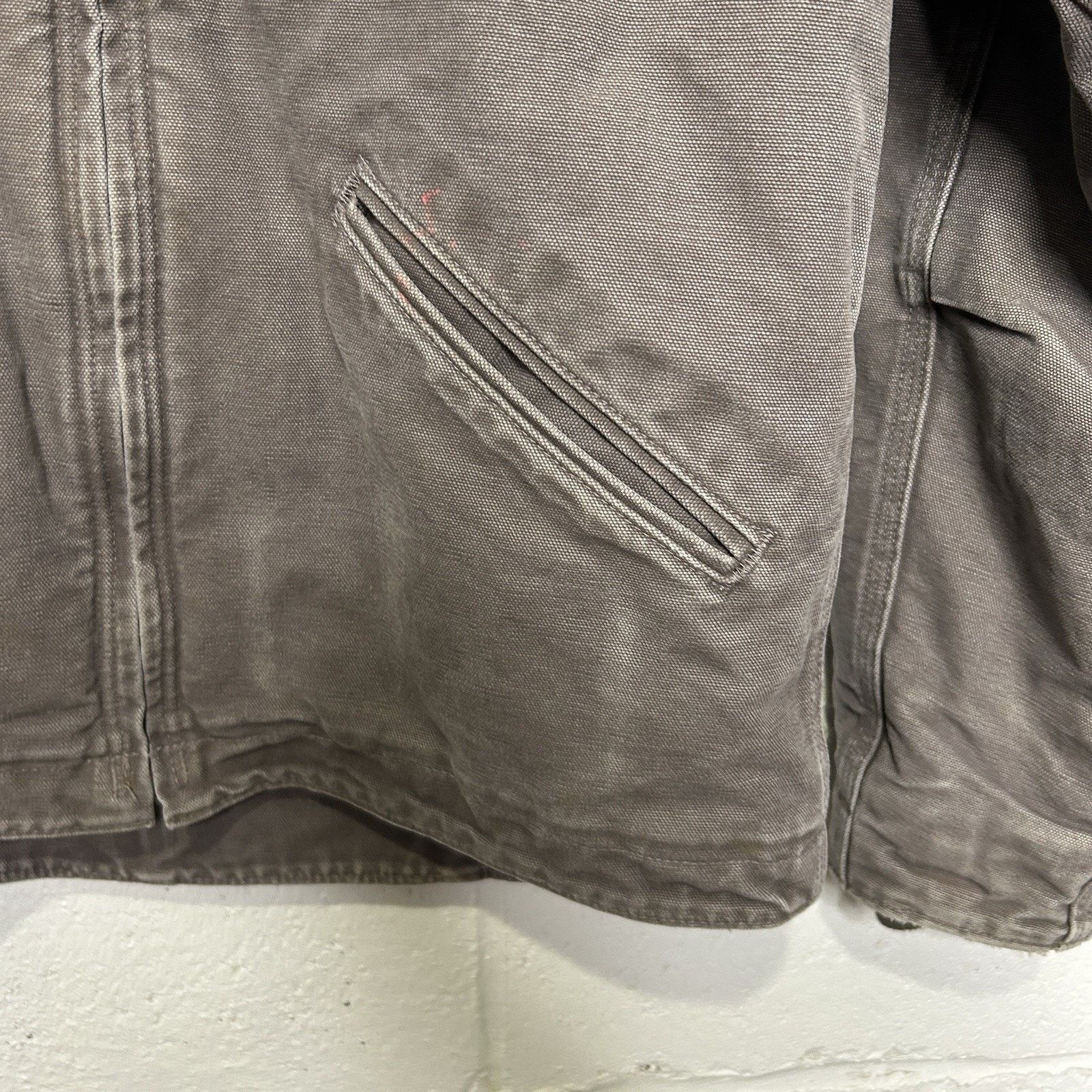 Carhartt Y2K Carhartt Sherpa-Lined Hooded Detroit Jacket “Gray” WJ141 Size S / US 4 / IT 40 - 4 Thumbnail