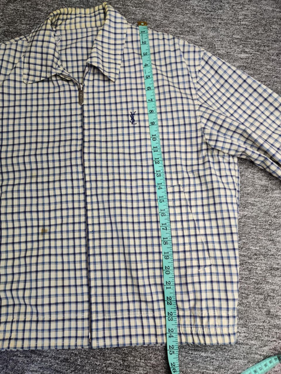 Yves Saint Laurent Vintage Yves Saint Laurent Pour Homme YSL Zip Up Jacket Size US M / EU 48-50 / 2 - 16 Thumbnail