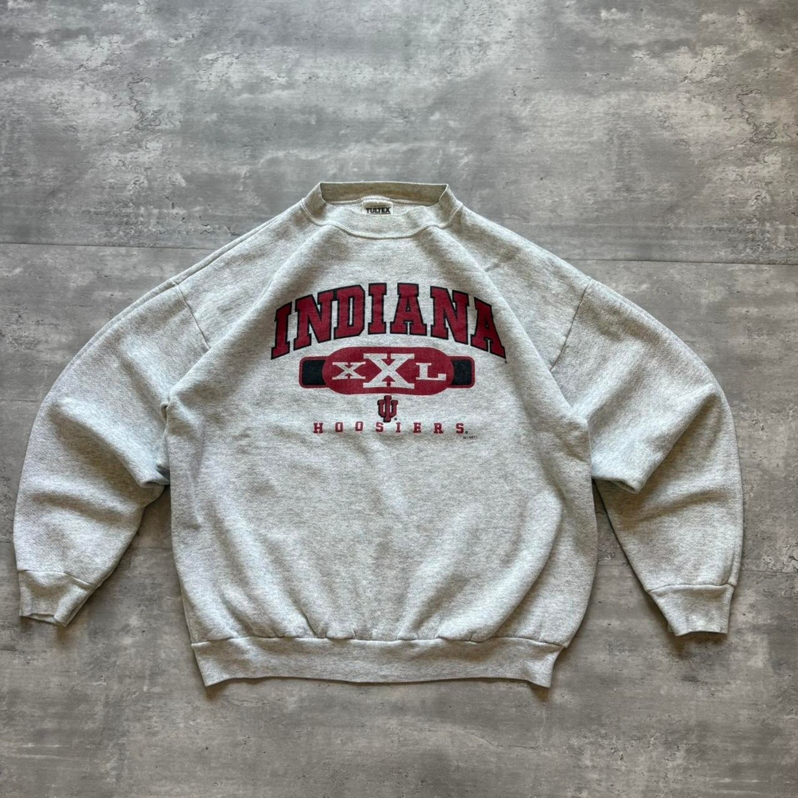 Tultex Vintage 1990s indiana hoosiers collegeuniversity Size US L / EU 52-54 / 3 - 1 Thumbnail