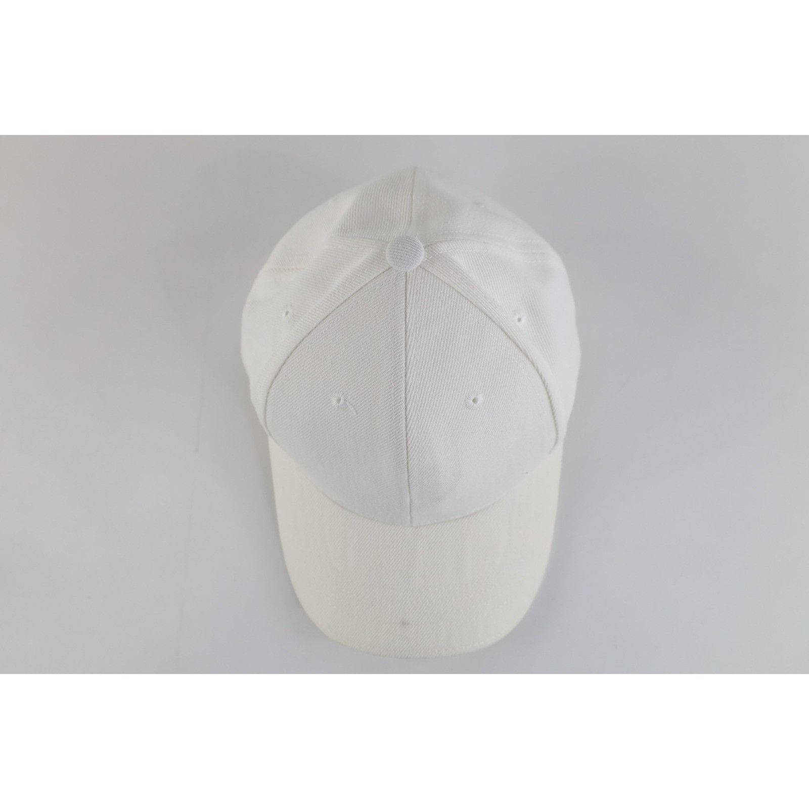 Vintage Vintage 90s Streetwear Blank Wool Blend Fitted Hat Cap White Size ONE SIZE - 6 Thumbnail