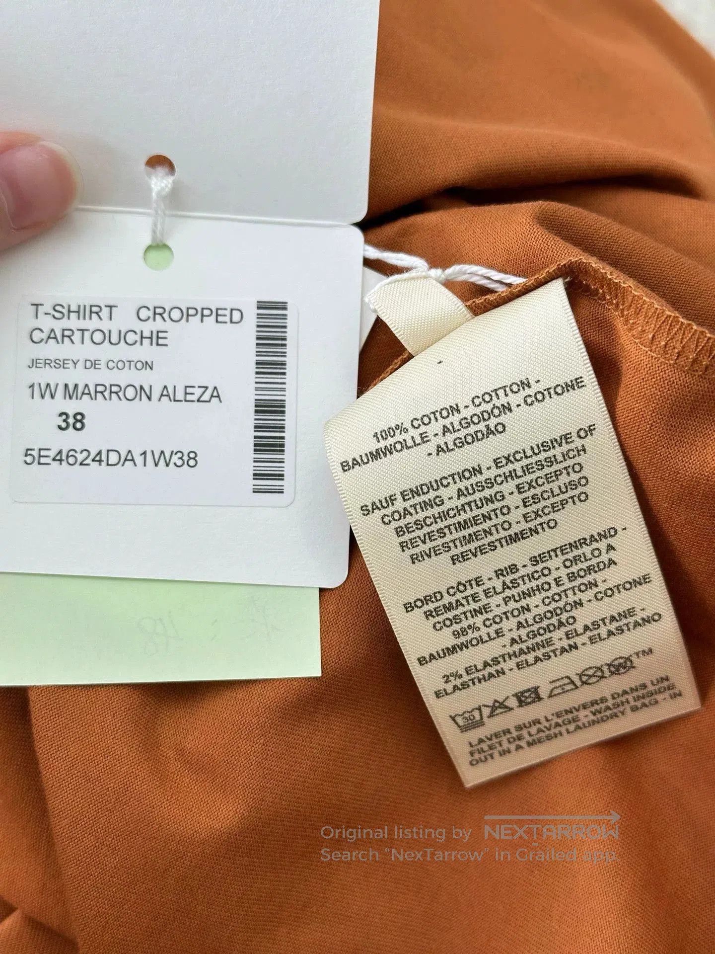 Hermes Hermes 25SS Women's Short Sleeve T-shirt. Size US L / EU 52-54 / 3 - 7 Thumbnail