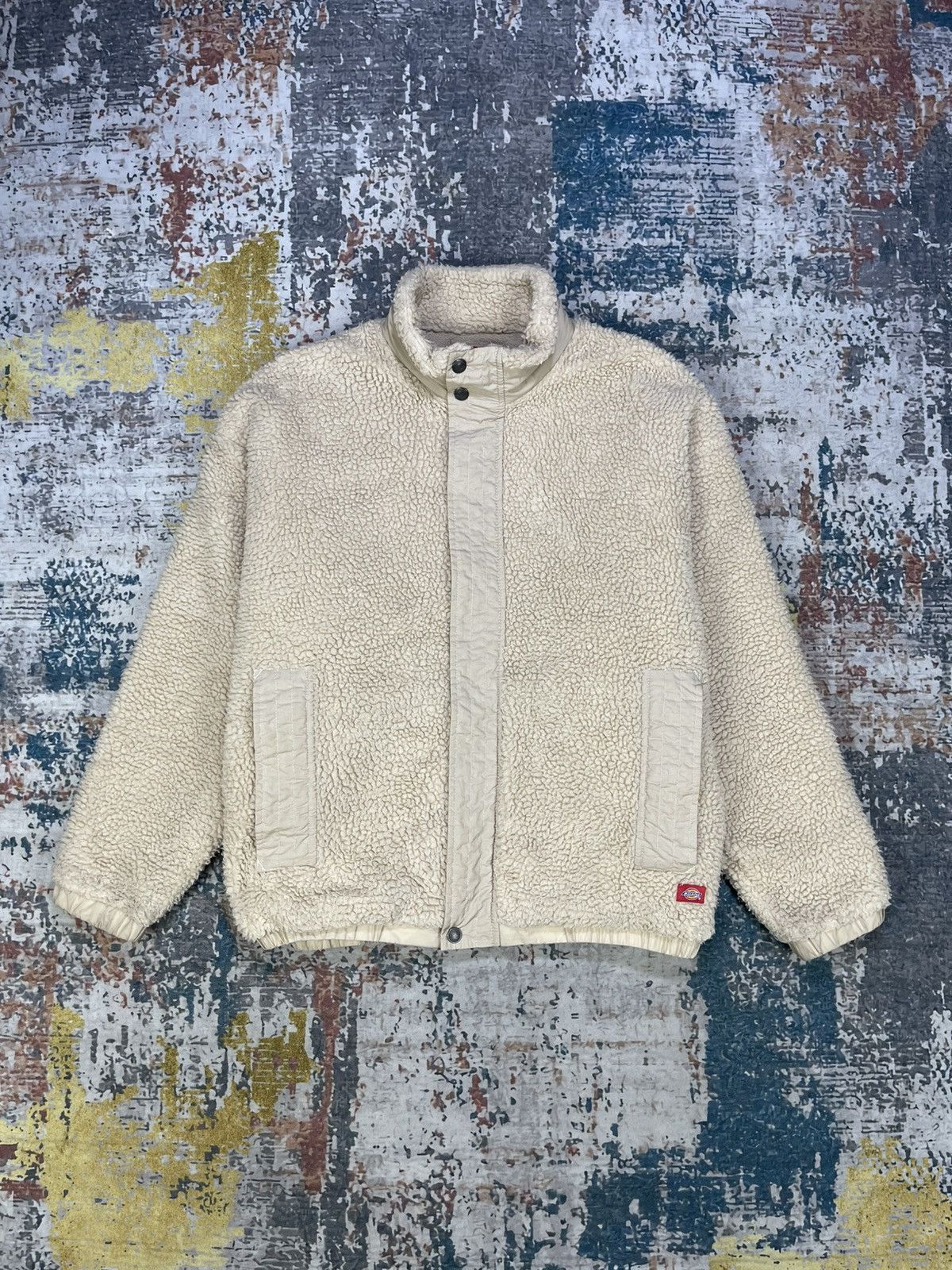 Dickies Dickies Red Chute Deep Pile Sherpa Fleece Jacket Size US M / EU 48-50 / 2 - 1 Thumbnail