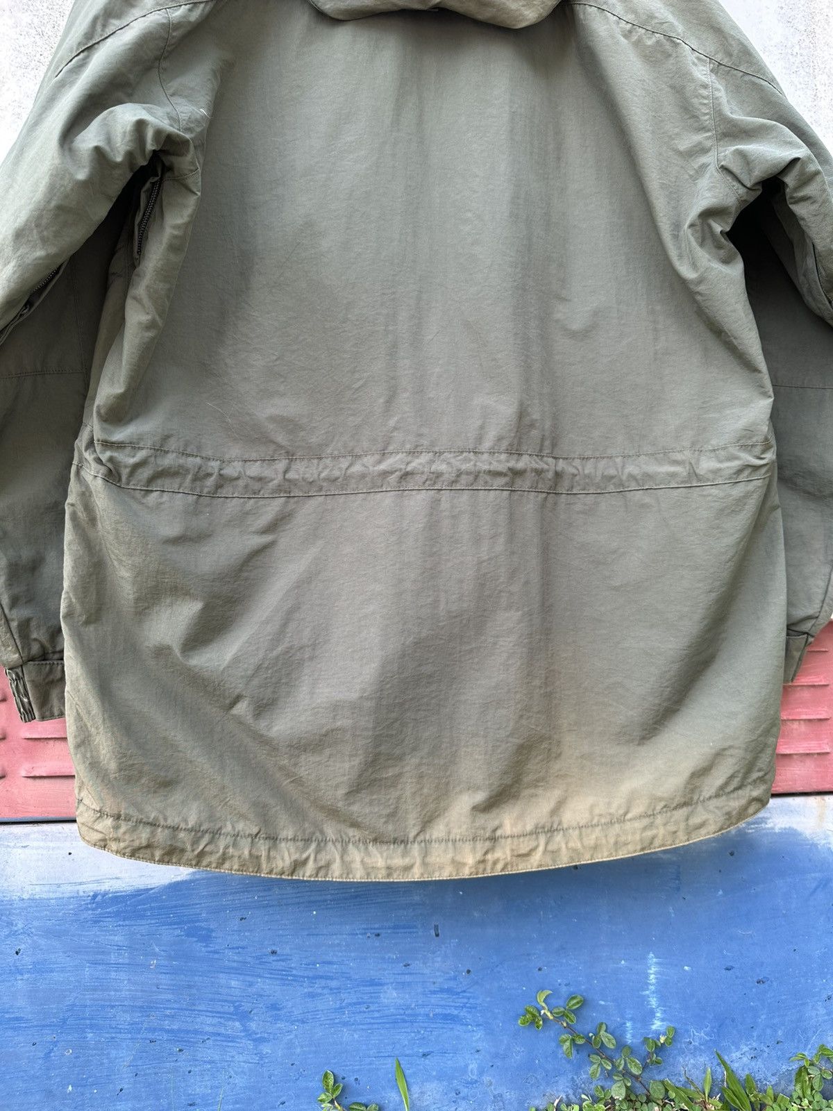 Vintage 👹Vintage Faded Van Sport Hooded Utility Jacket Size US L / EU 52-54 / 3 - 10 Thumbnail