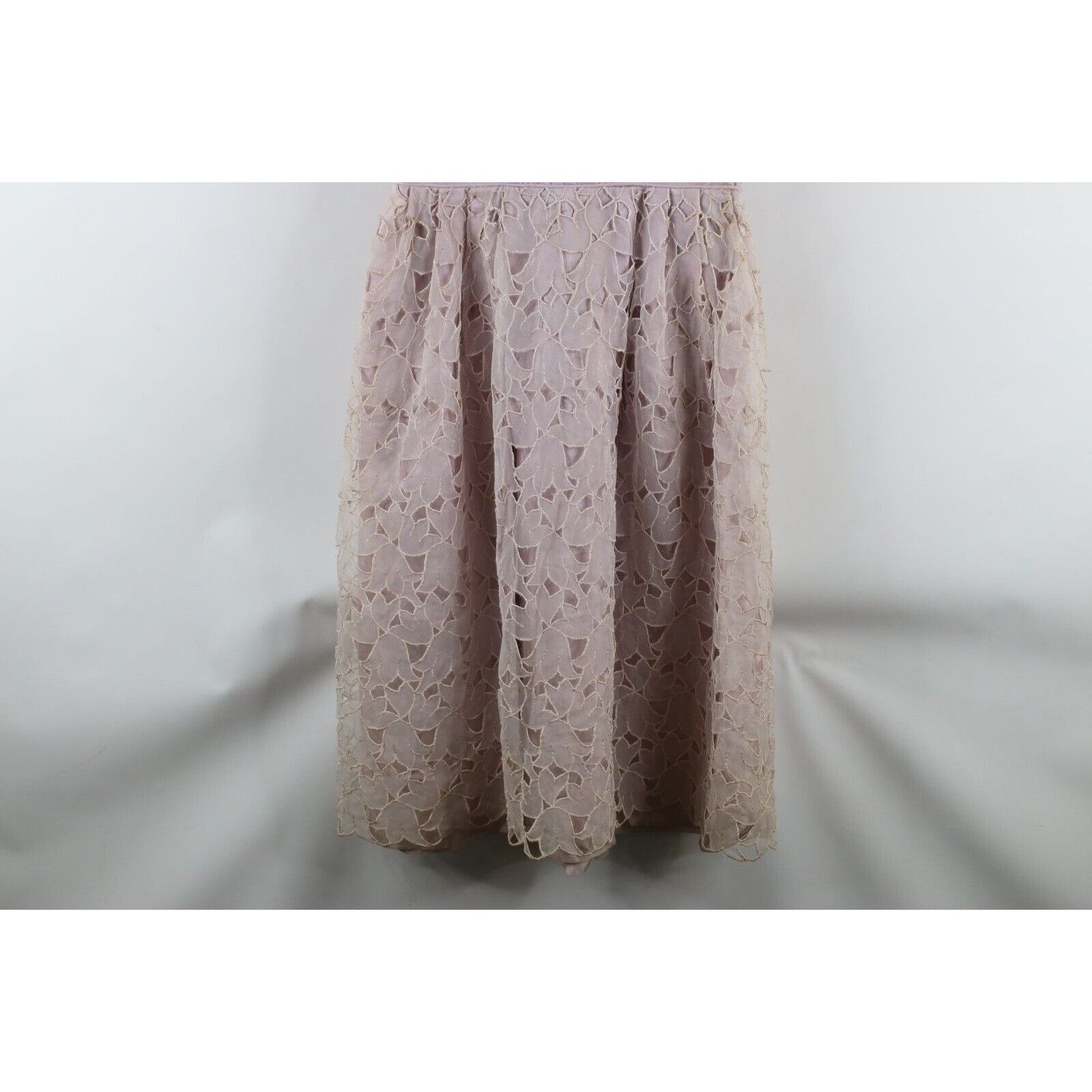 Vintage Vintage 60s Rockabilly Distressed Flower Floral Lace Dress Size M / US 6-8 / IT 42-44 - 3 Thumbnail