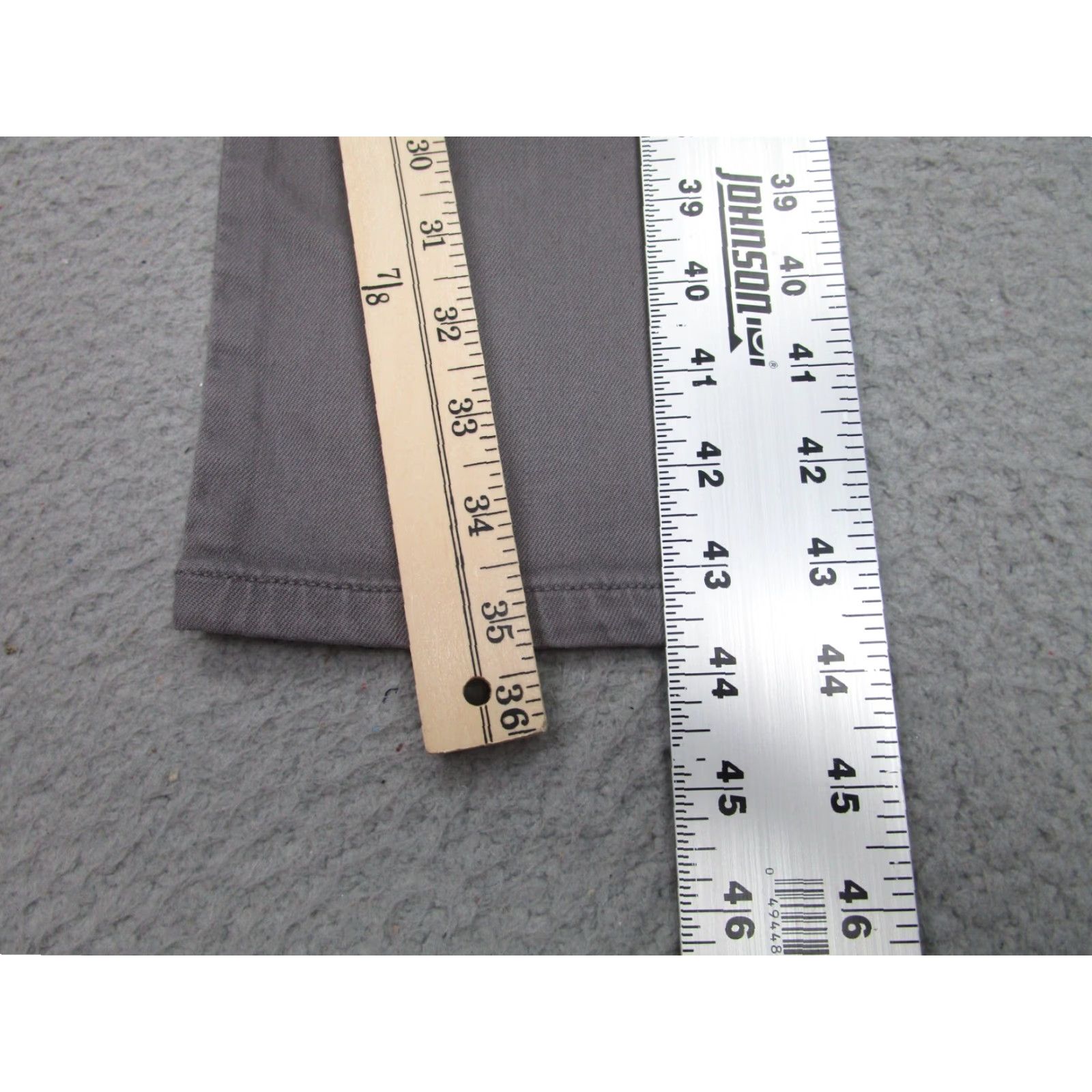 johnnie-O Johnnie-O Pants 30 Gray Chino Slim Flat Front Cotton Blend Spandex Preppy Golf Casual Mens Size US 30 / EU 46 - 3 Thumbnail