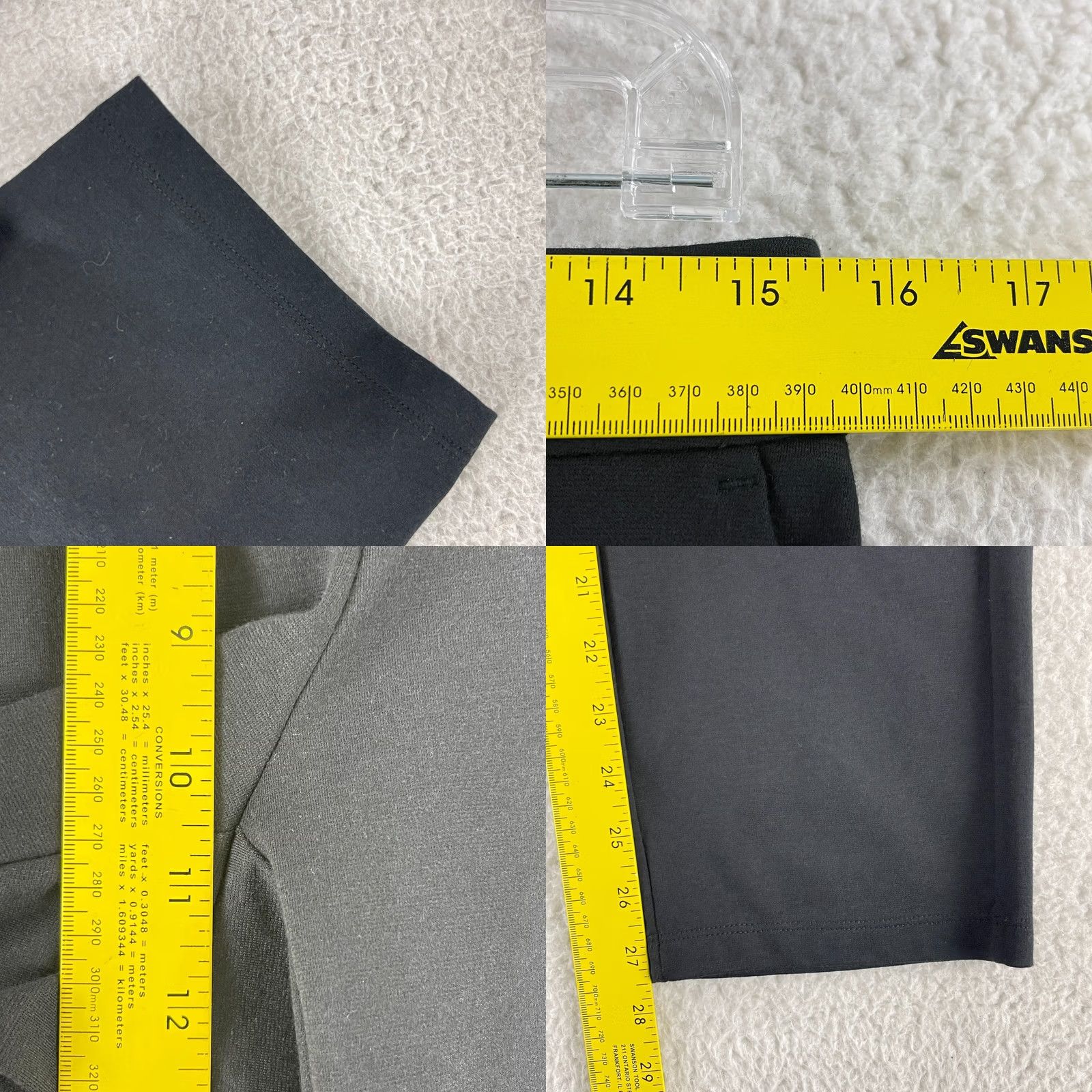 Eileen Fisher Eileen Fisher Pants Womens Medium Black High Waisted Ankle Straight Leg Cotton Size 32" / US 10 / IT 46 - 8 Thumbnail