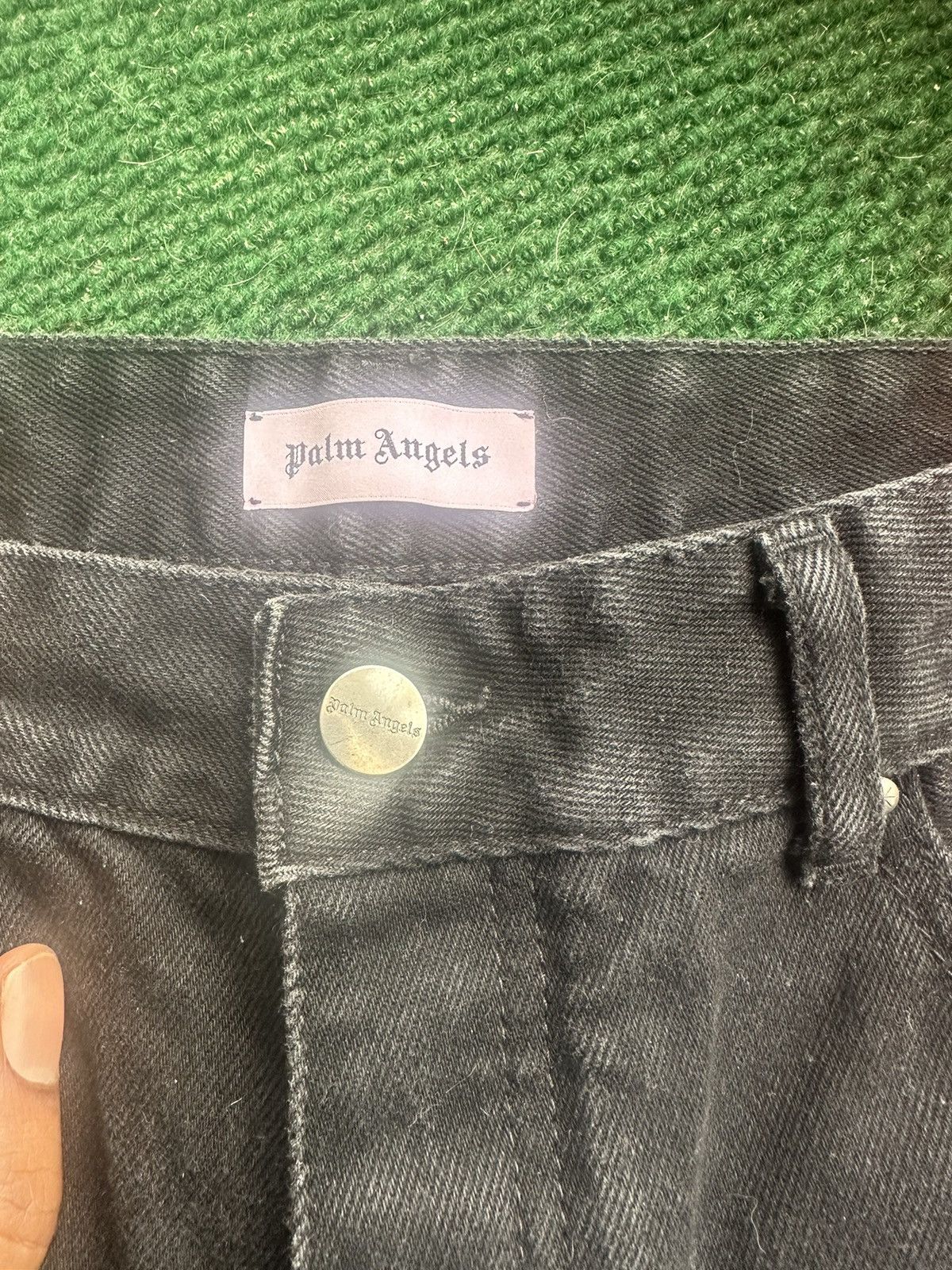 Palm Angels PALM ANGELS - 3/4 Track Denim Pants Size US 30 / EU 46 - 4 Thumbnail