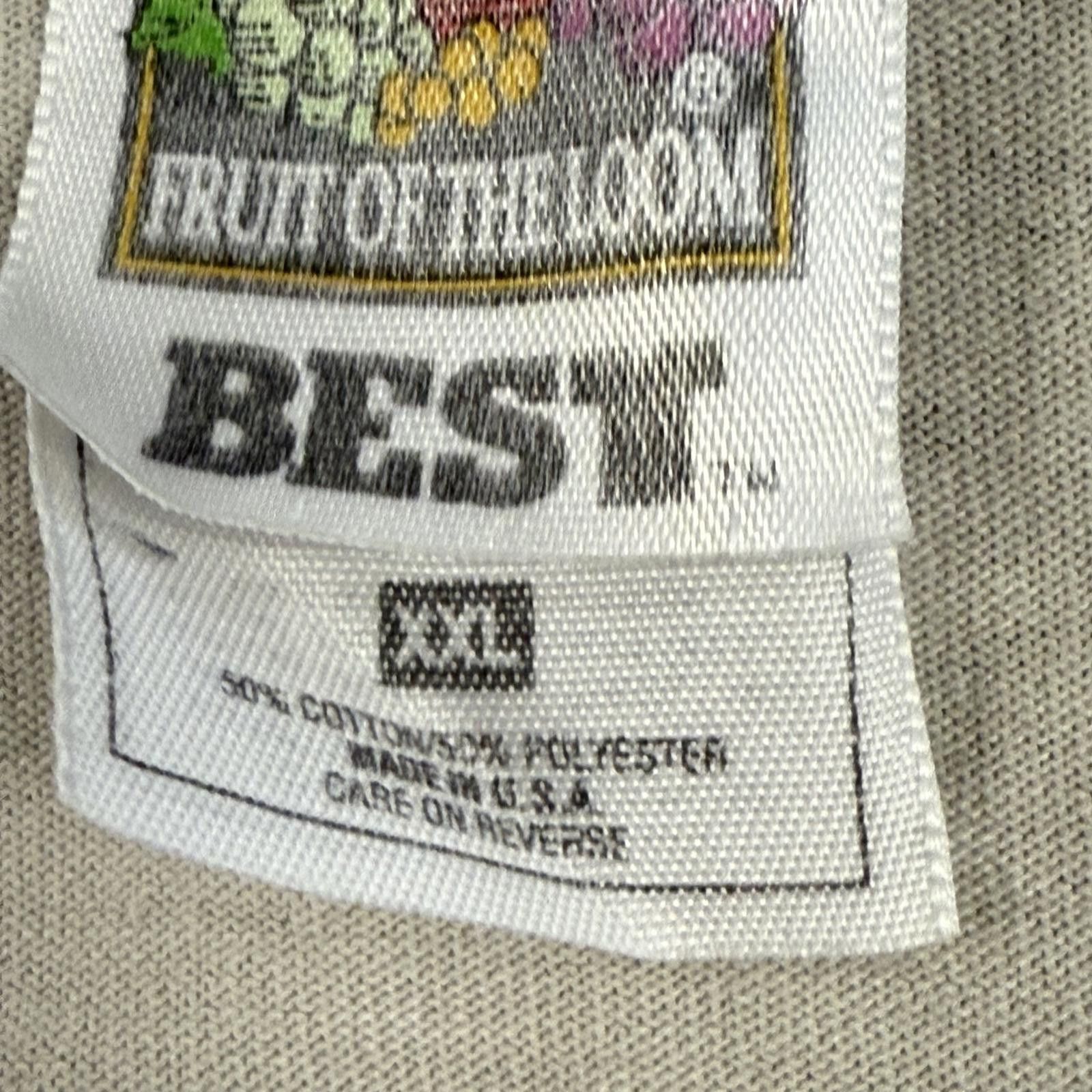 Fruit Of The Loom Rare 90s FOTL SS Prairie Warrior '97 Native T-Shirt 2XL Size US XXL / EU 58 / 5 - 5 Thumbnail