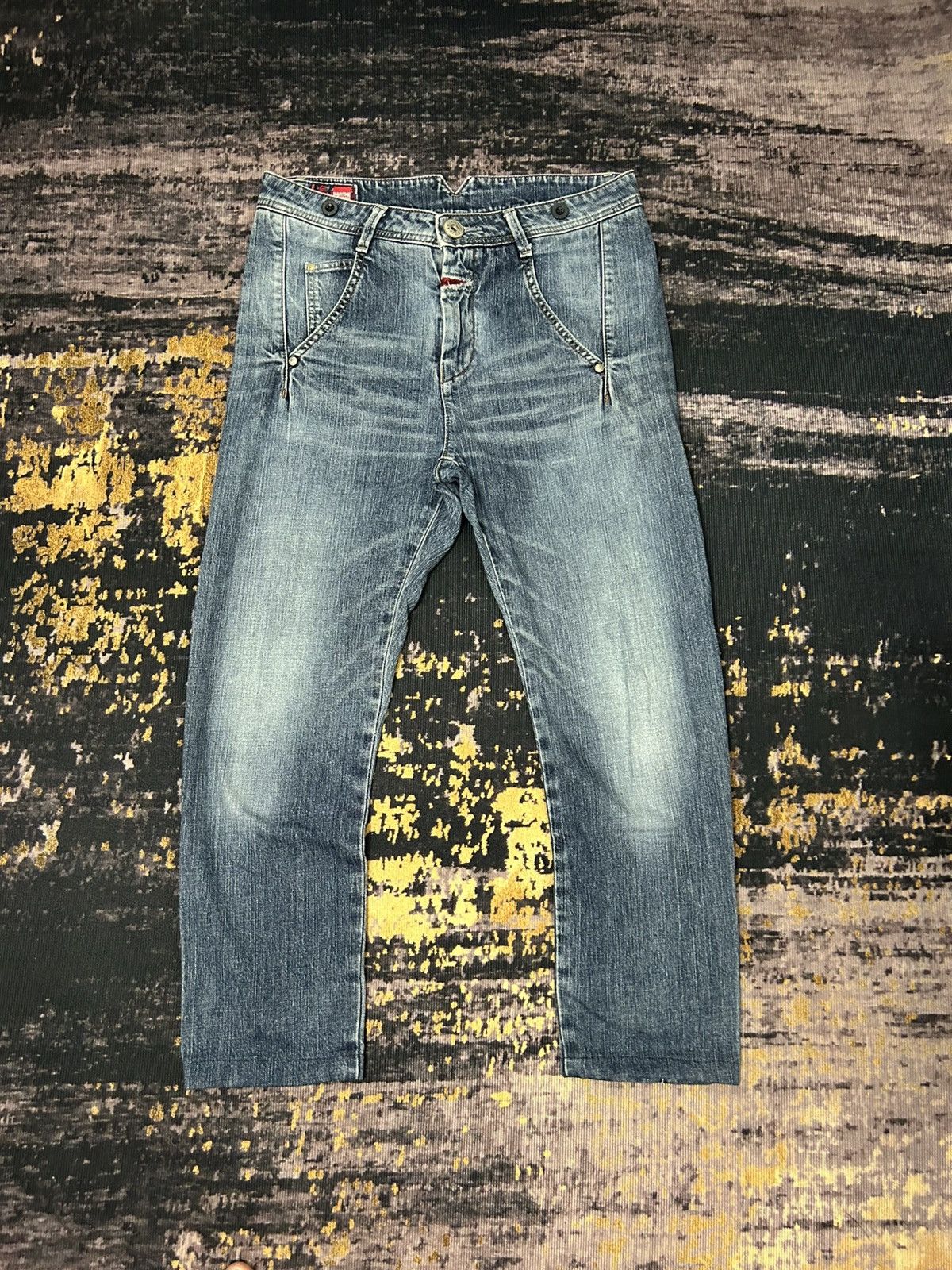 Marithe + Francois Girbaud Vintage Marithe Francois Girbaud washed Jeans Size US 32 / EU 48 - 1 Thumbnail