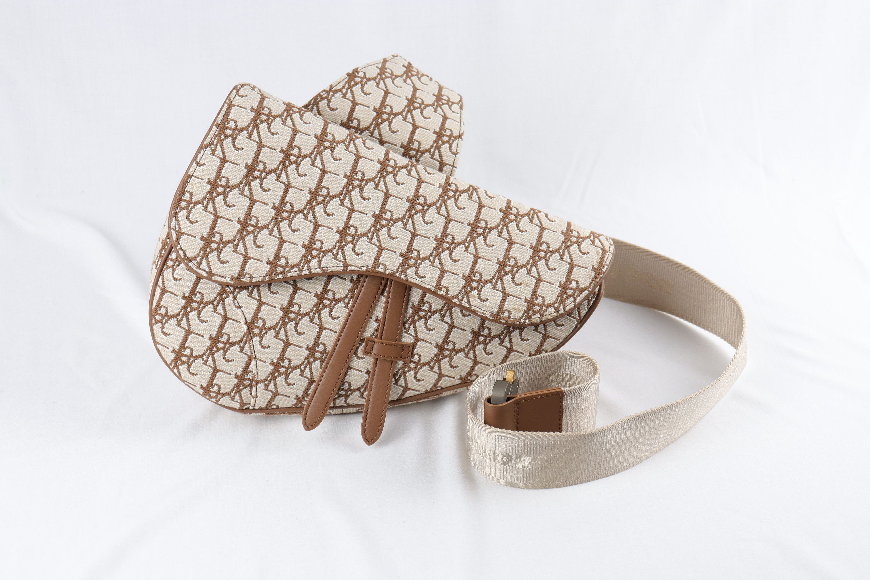 Dior o1rshd11223 Dior x Cactus Jack Oblique Jacquard Saddle Bag Size ONE SIZE - 4 Thumbnail