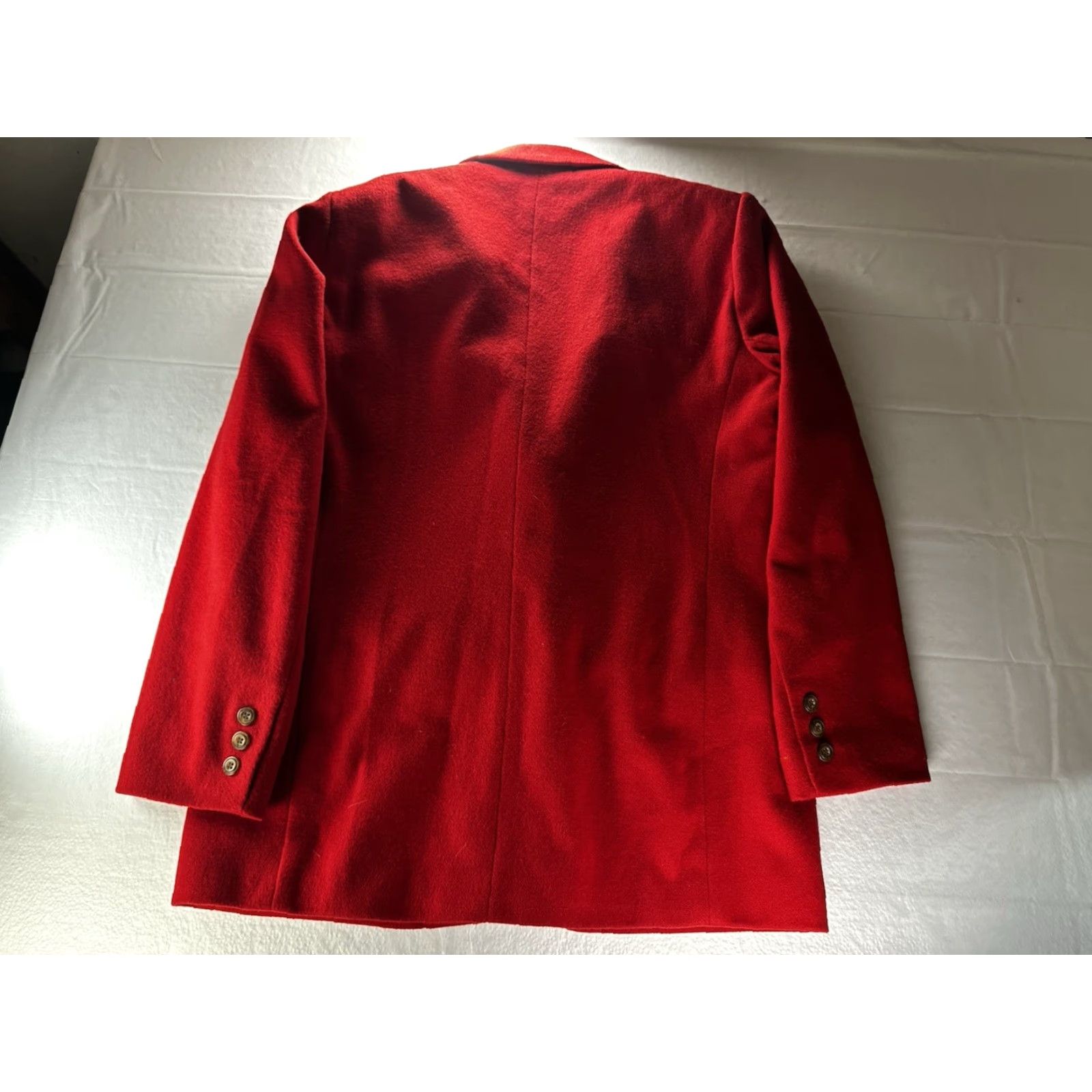 Eddie Bauer VINTAGE Eddie Bauer Blazer Womens Medium Red Wool Blend Jacket Size M / US 6-8 / IT 42-44 - 4 Thumbnail