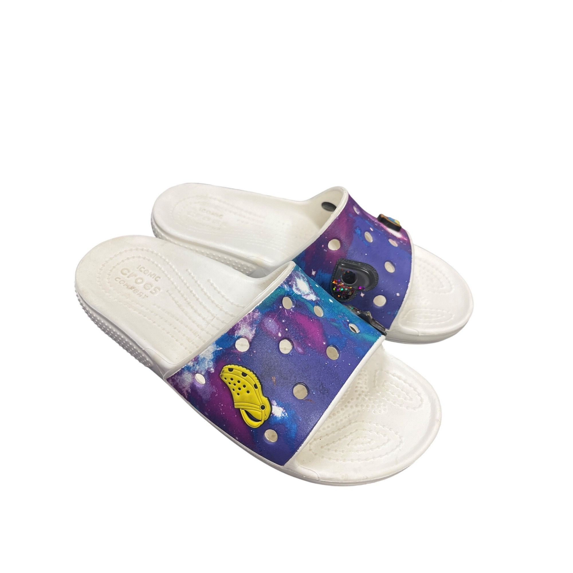 Crocs Crocs Iconic Comfort wms multi colored open toe sandals sz 6 Size US 6 / IT 36 - 16 Thumbnail