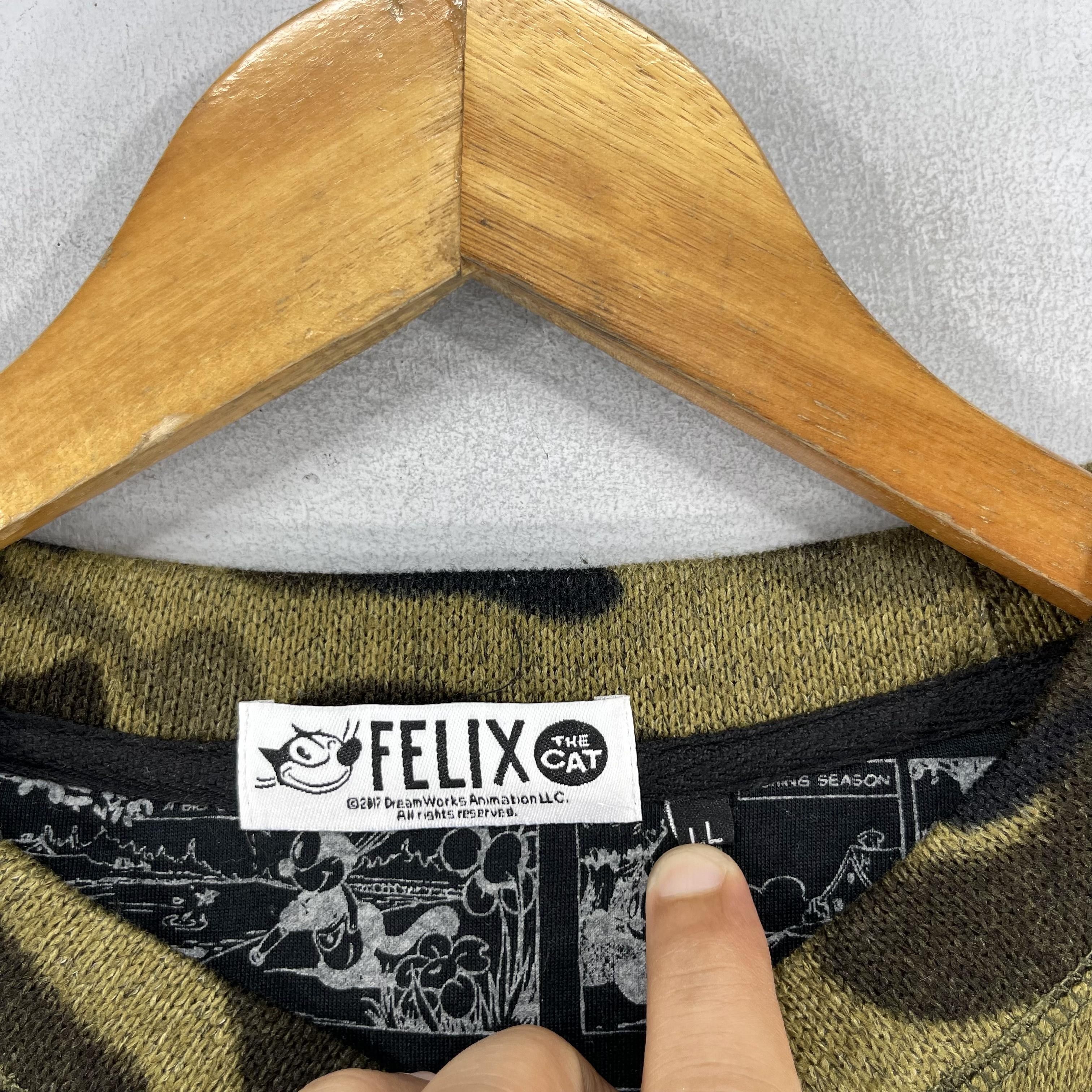 Cartoon Network × Felix × Vintage Vintage FELIX THE CAT Cartoon Printed Crewneck Sweatshirt Size US M / EU 48-50 / 2 - 4 Thumbnail