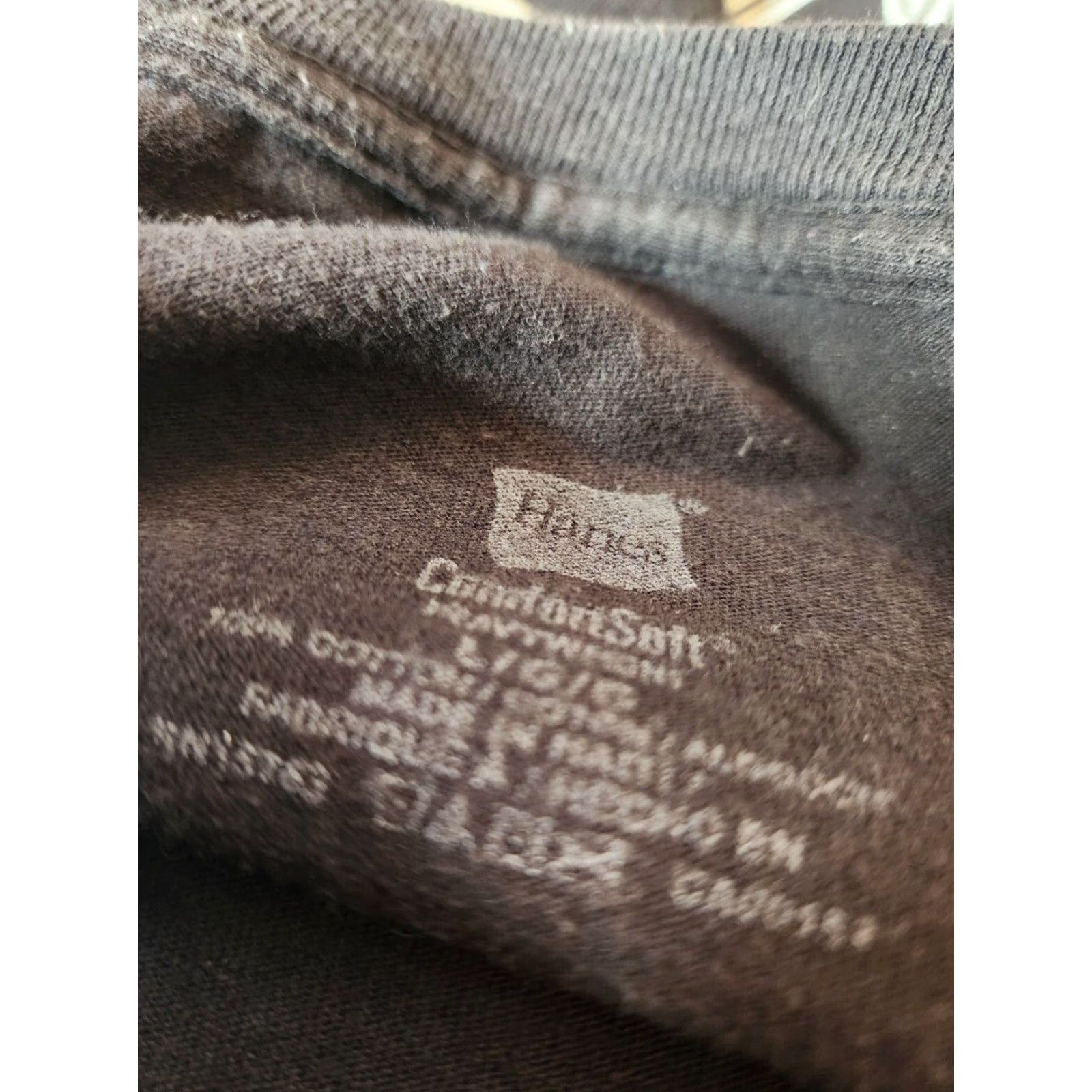 Hanes Hanes T Shirt Mens Large Black Double Sided Earth Day Birthday 2017 WJRR 101.1 VIP Mens Size US L / EU 52-54 / 3 - 6 Thumbnail