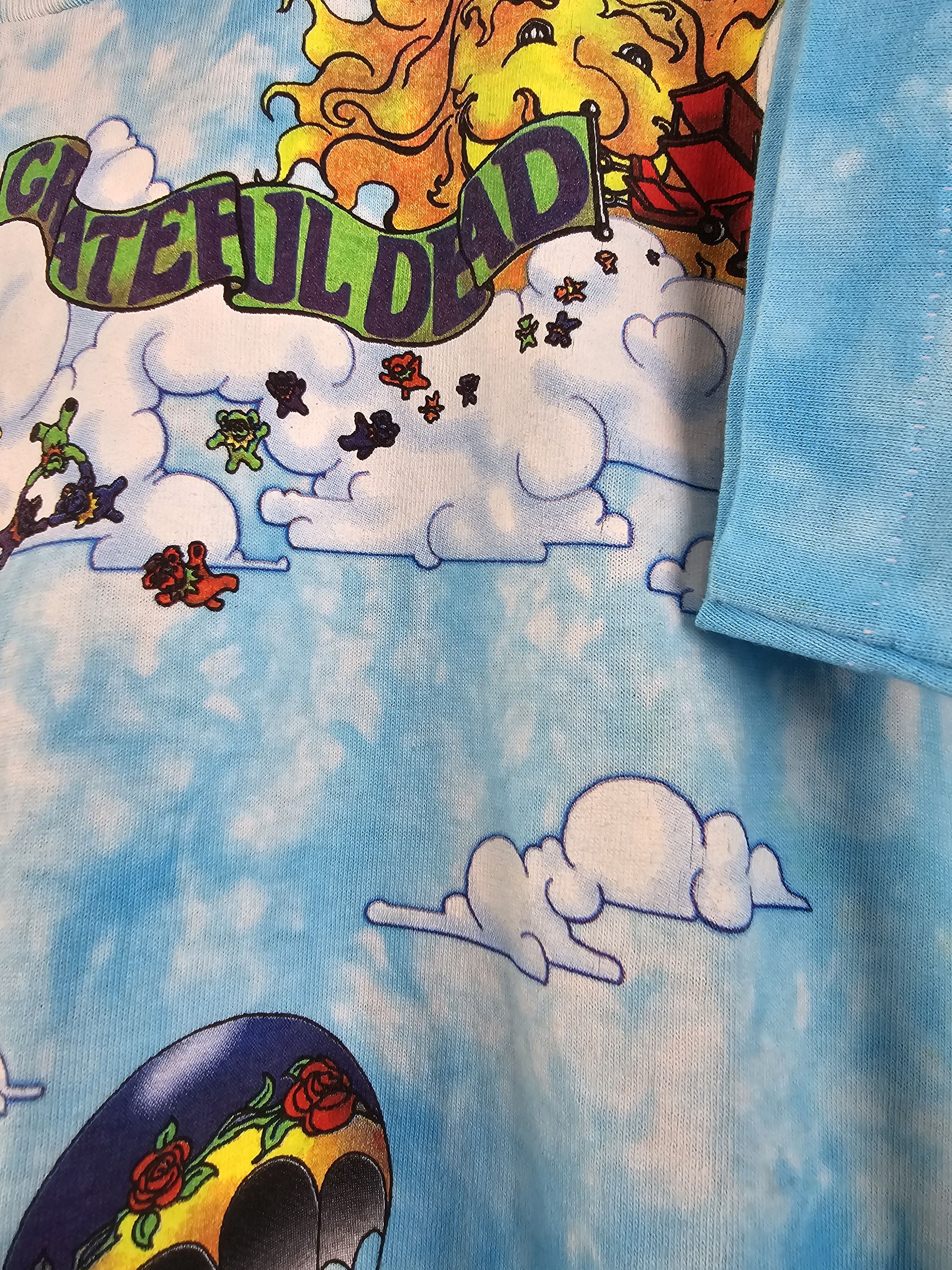 Band Tees × Grateful Dead × Vintage 1993 Grateful Dead Liquid Blue Greg Genrich XL 23" 31" Size US XL / EU 56 / 4 - 5 Thumbnail
