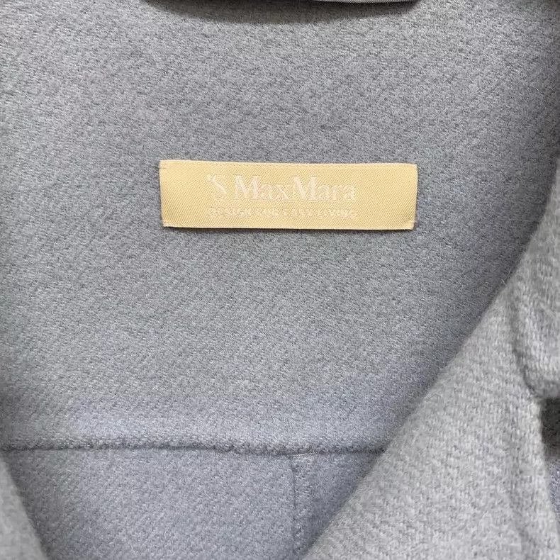 Max Mara Max Mara Haze Blue Coat Size S / US 4 / IT 40 - 2 Thumbnail