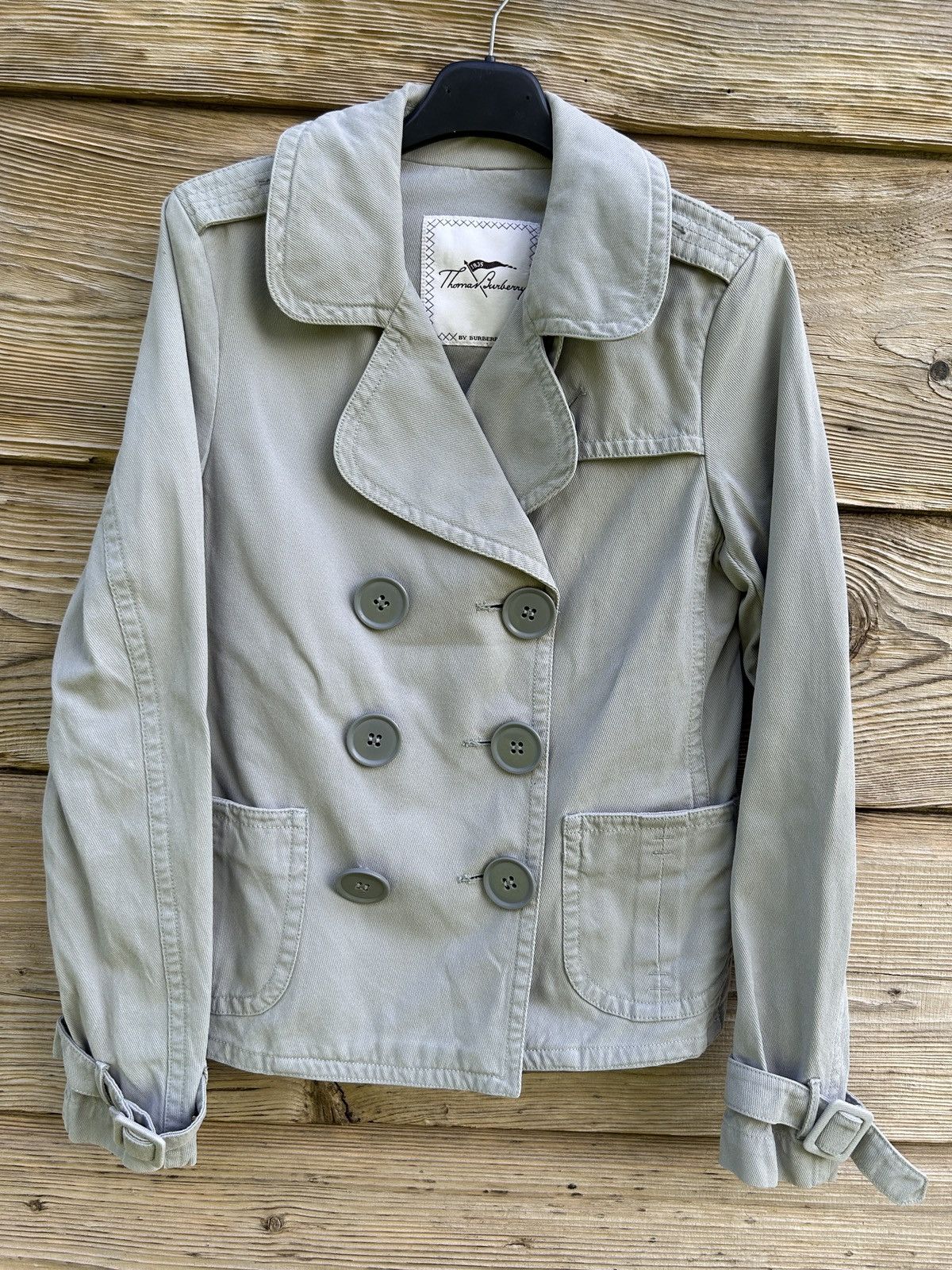 Burberry Vintage Thomas Burberry Double Button Front Jacket Size S / US 4 / IT 40 - 1 Thumbnail