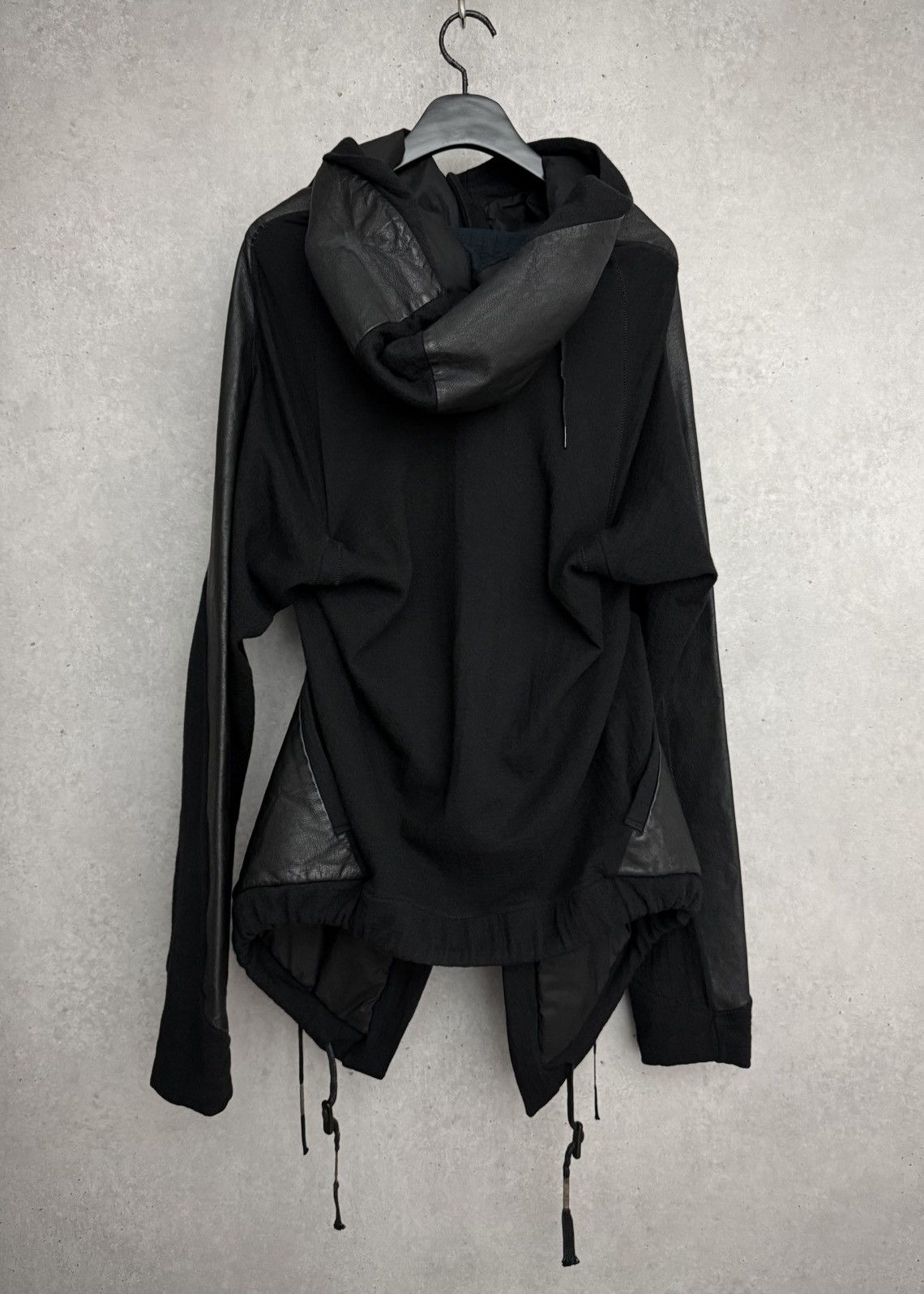 Boris Bidjan Saberi BBS asymmetric hooded jacket Size US L / EU 52-54 / 3 - 6 Thumbnail