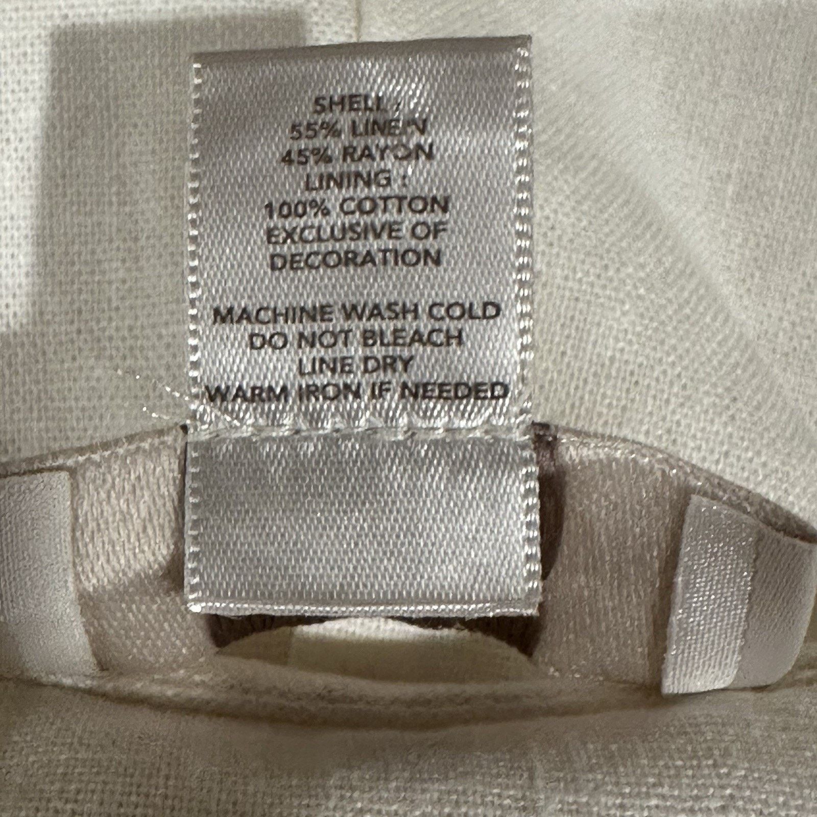 Loft LOFT White Eyelet Linen Dress Size 14 Sleeveless open back Size XL / US 12-14 / IT 48-50 - 7 Thumbnail