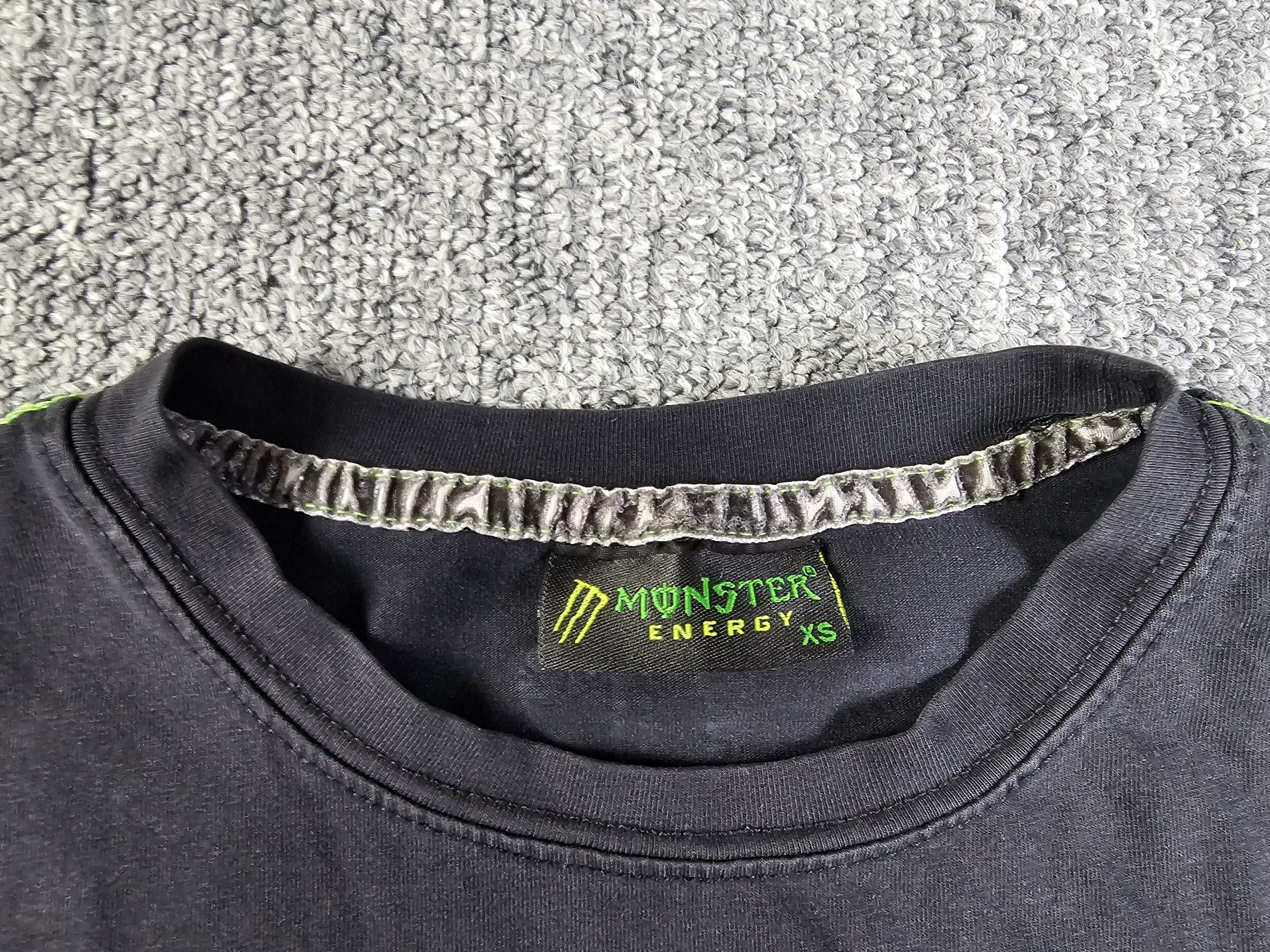 Other Vintage Monster Energy T-Shirt Women XS Black Stretch Y2K Size XS / US 0-2 / IT 36-38 - 5 Thumbnail
